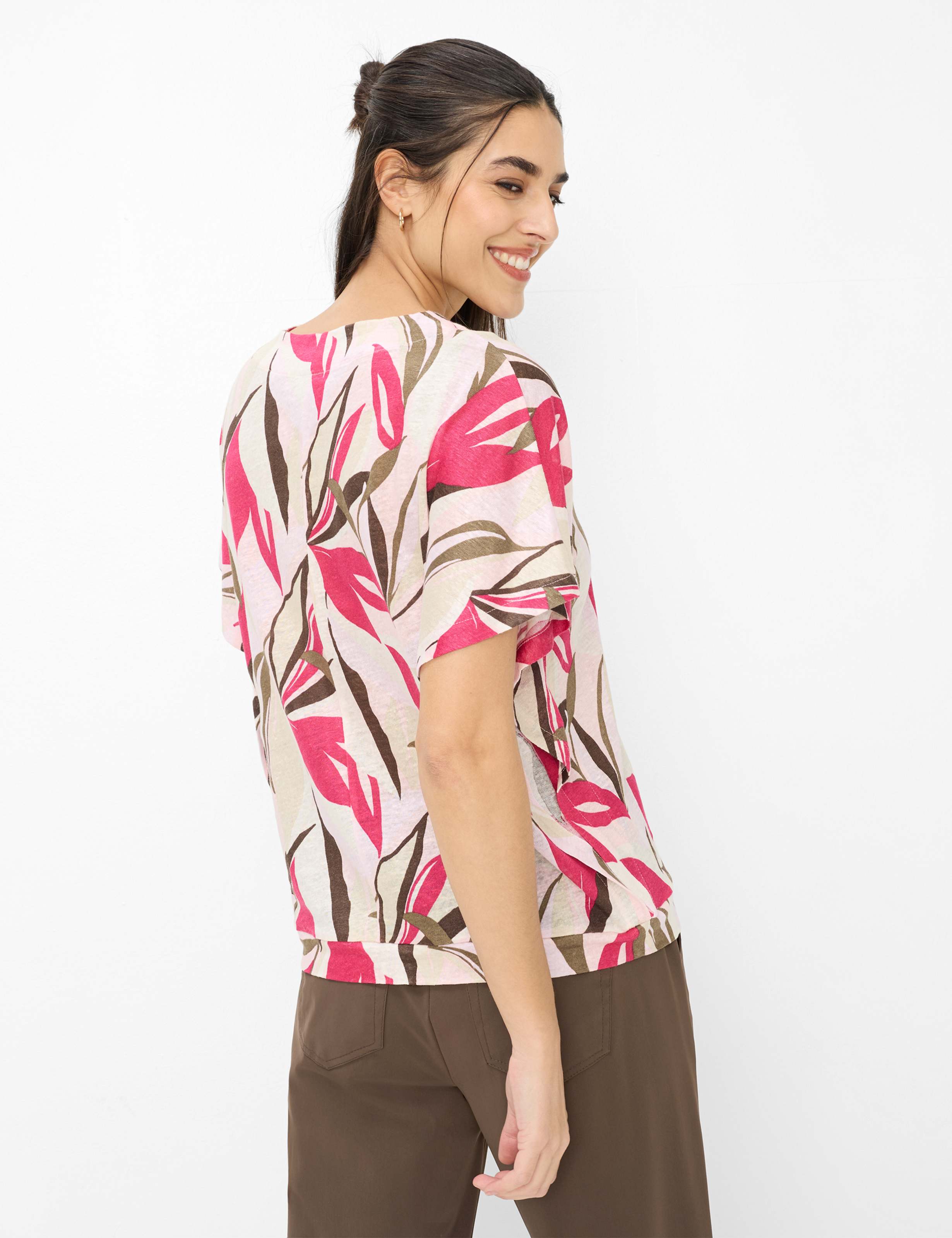 Thumbnail - Brax Damen Shirt Style CASSIE S raspberry sorbet, Rosa, Gr. 42