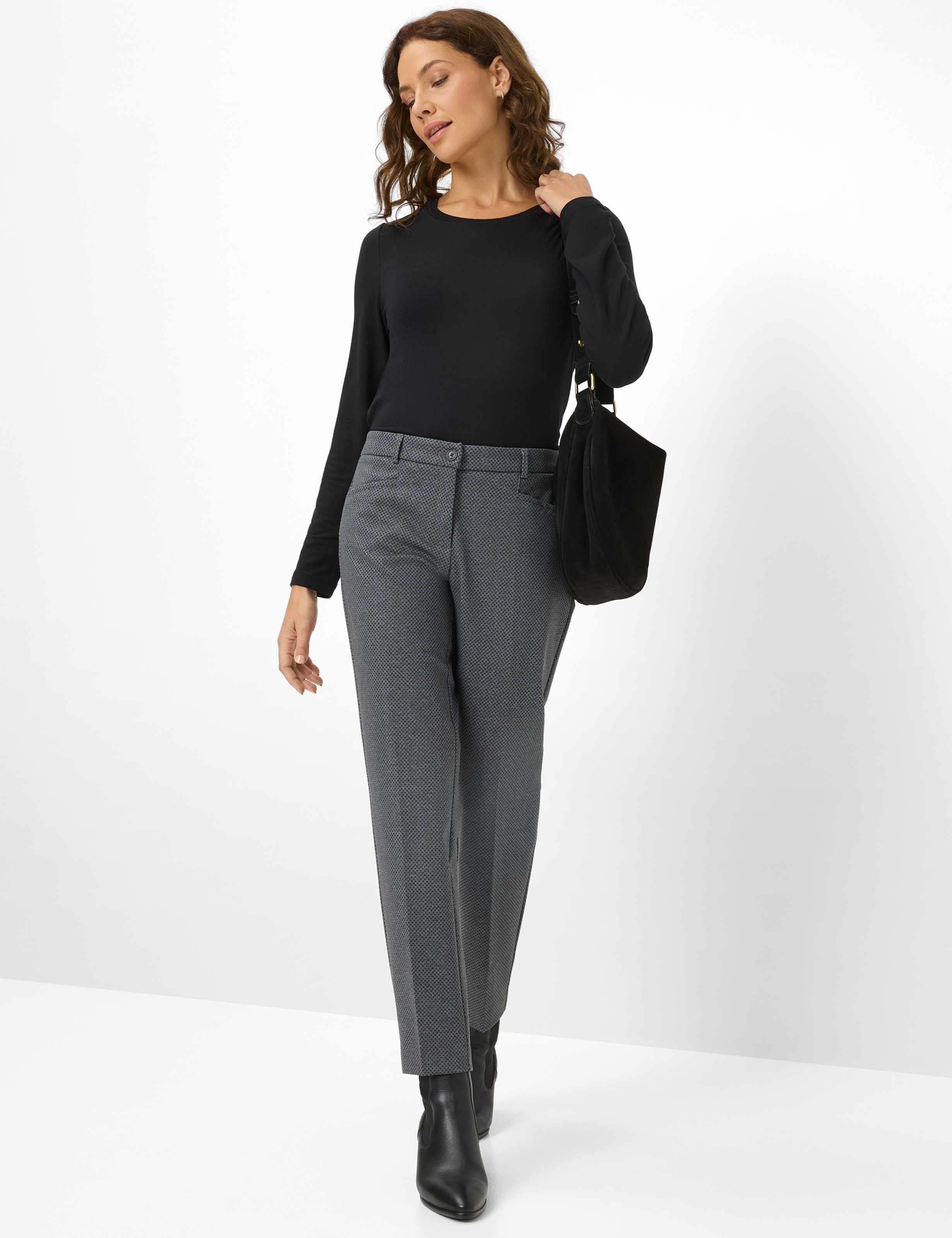 Dames Style MARON S Mediumgrijs Regular Fit Model outfit