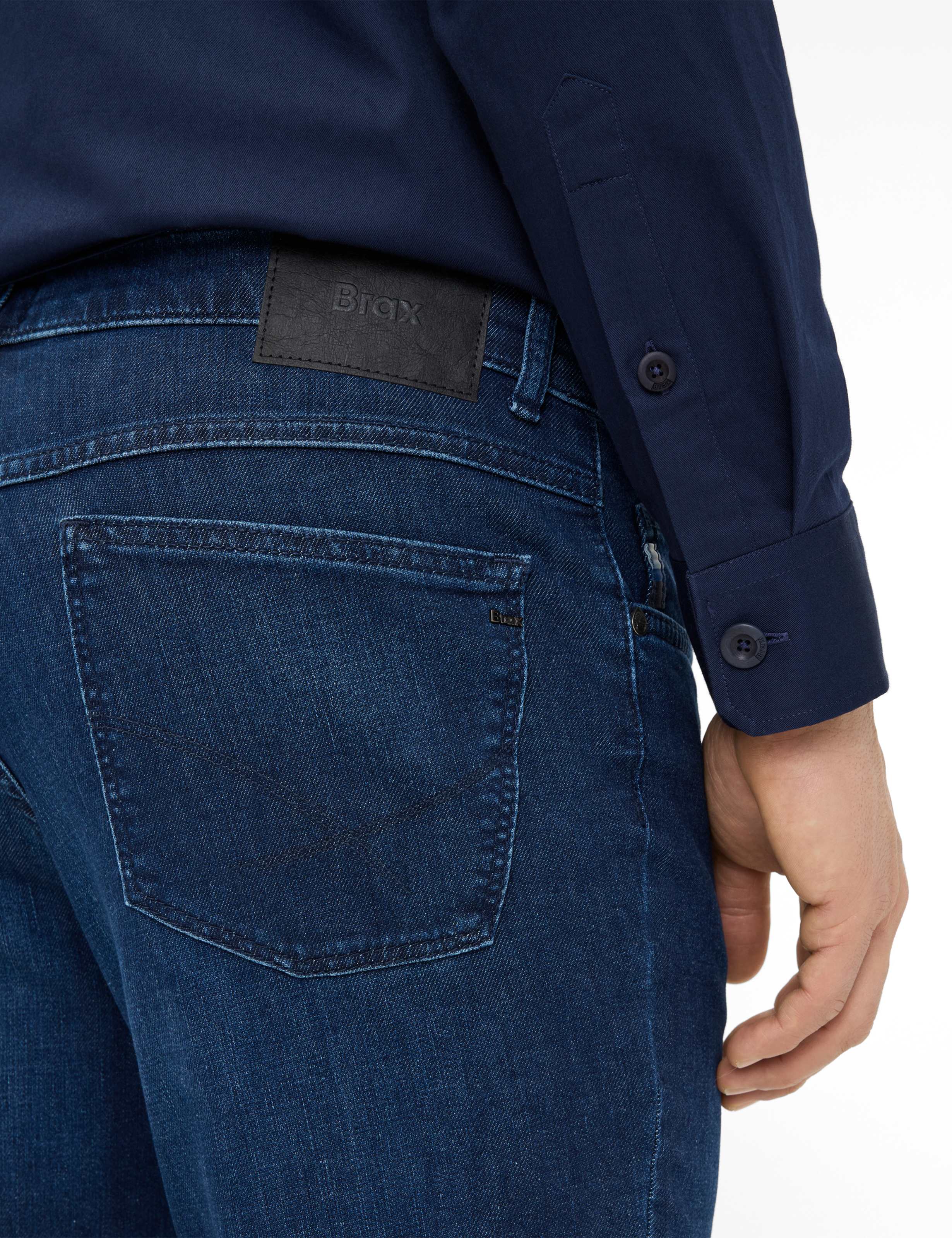 Men Style COOPER Denim Dark Blue Regular Fit Detail 2