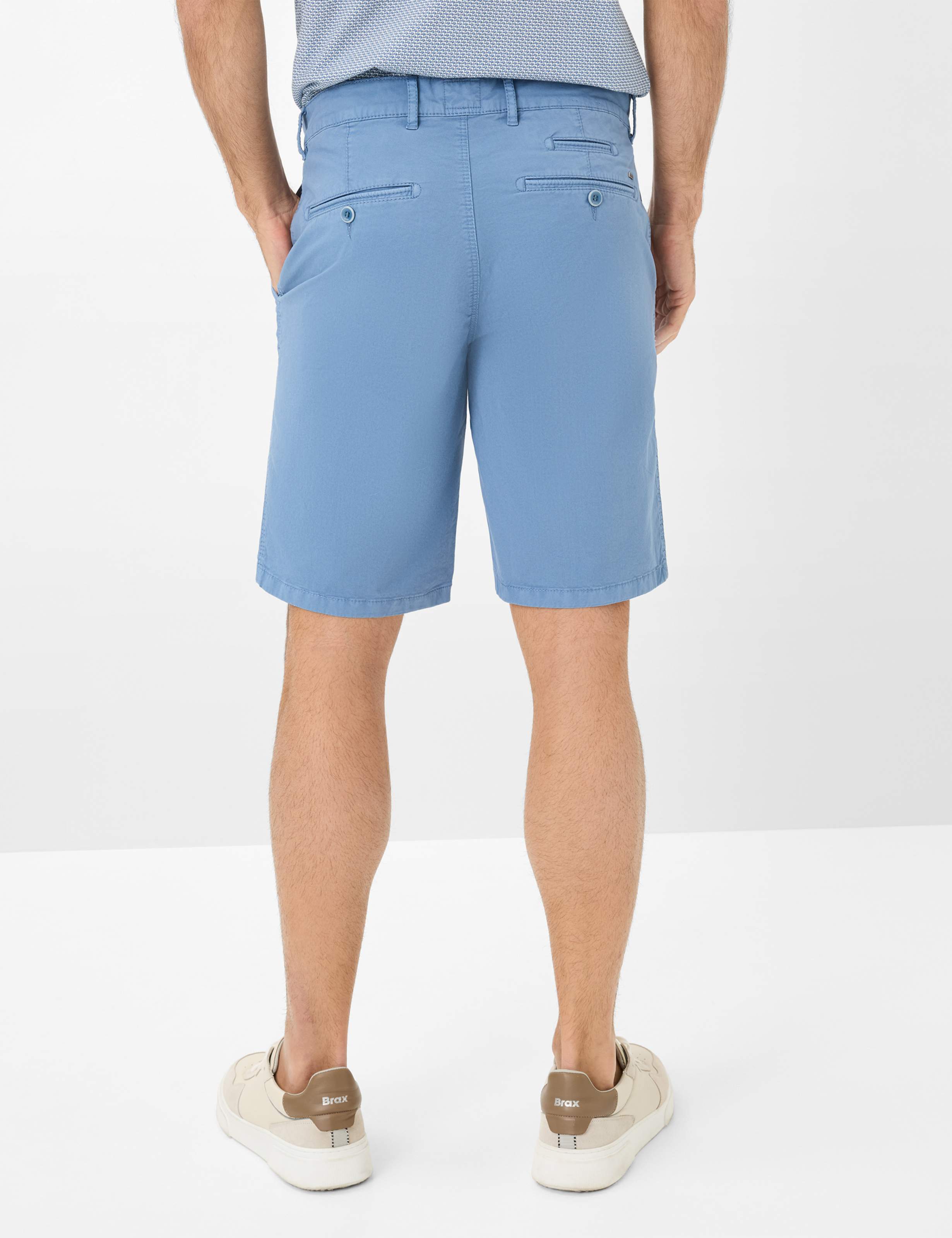 Men Style BARI Blue Regular Fit Model back