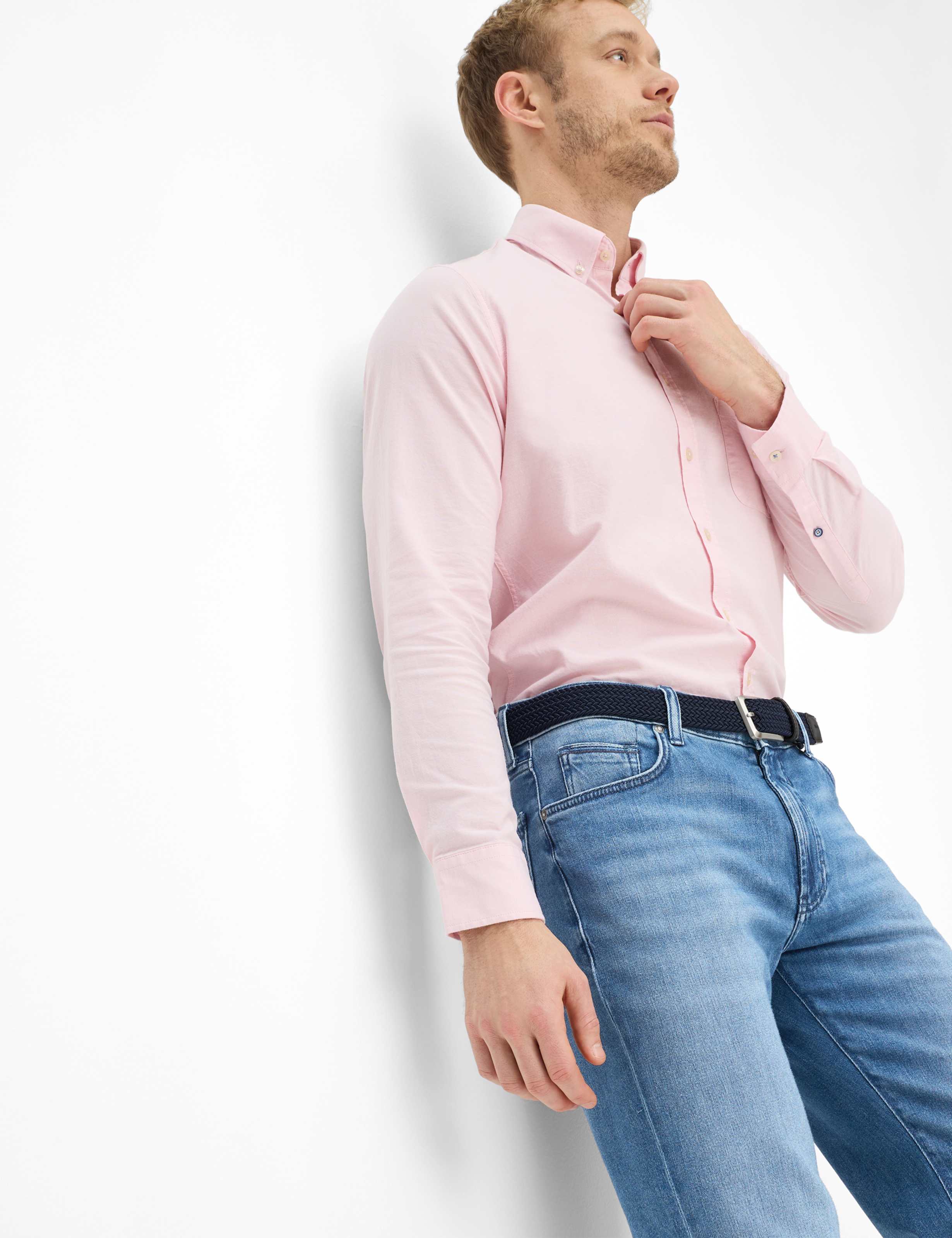 Herren Style CLINT Denim Blau Straight Fit Detail 1