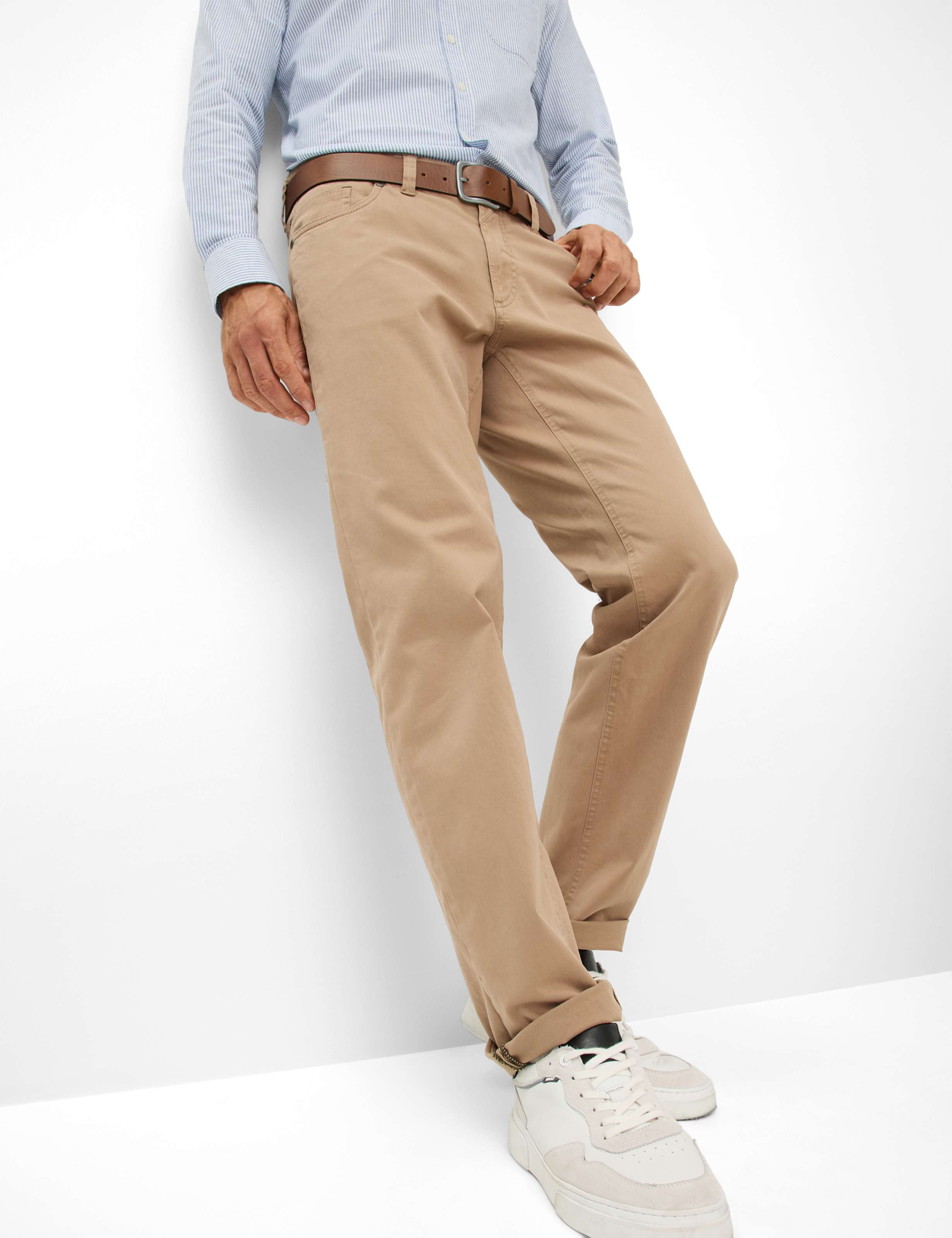 Heren Style LUKE Beige Modern Fit Detail 1
