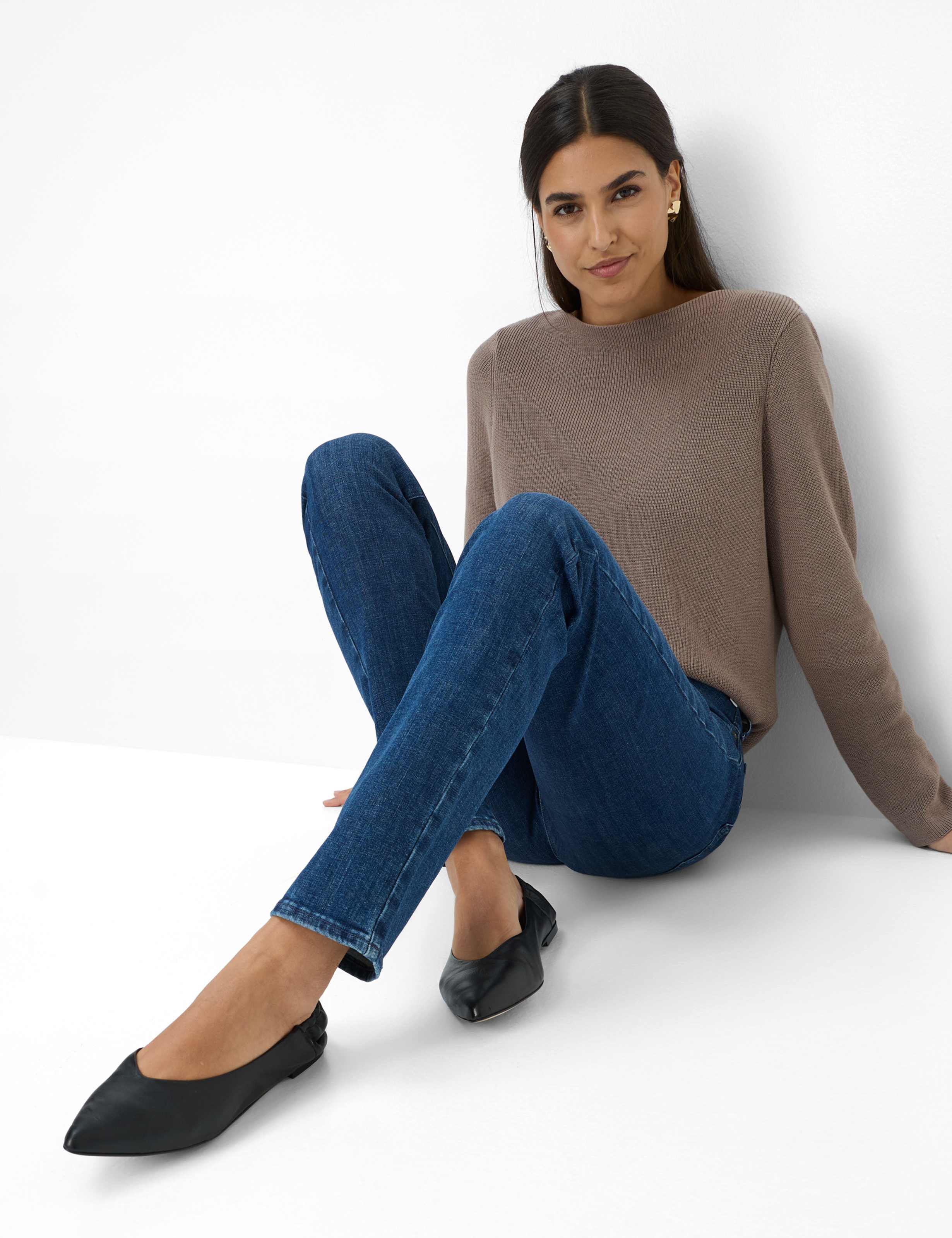Femme Style MARY Denim Bleu Regular Fit Détail 1