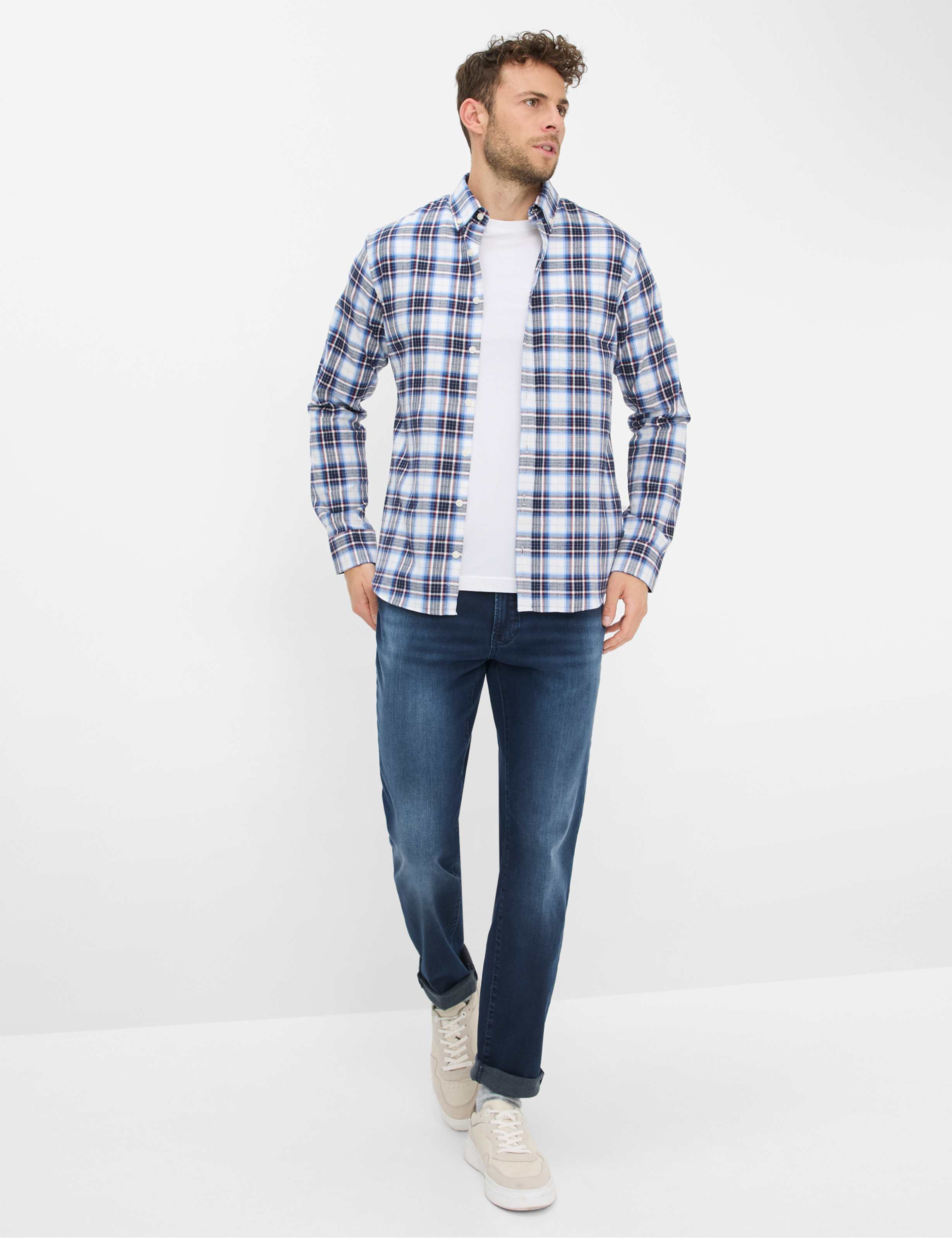 Herren Style DANIEL Blau  Model Outfit