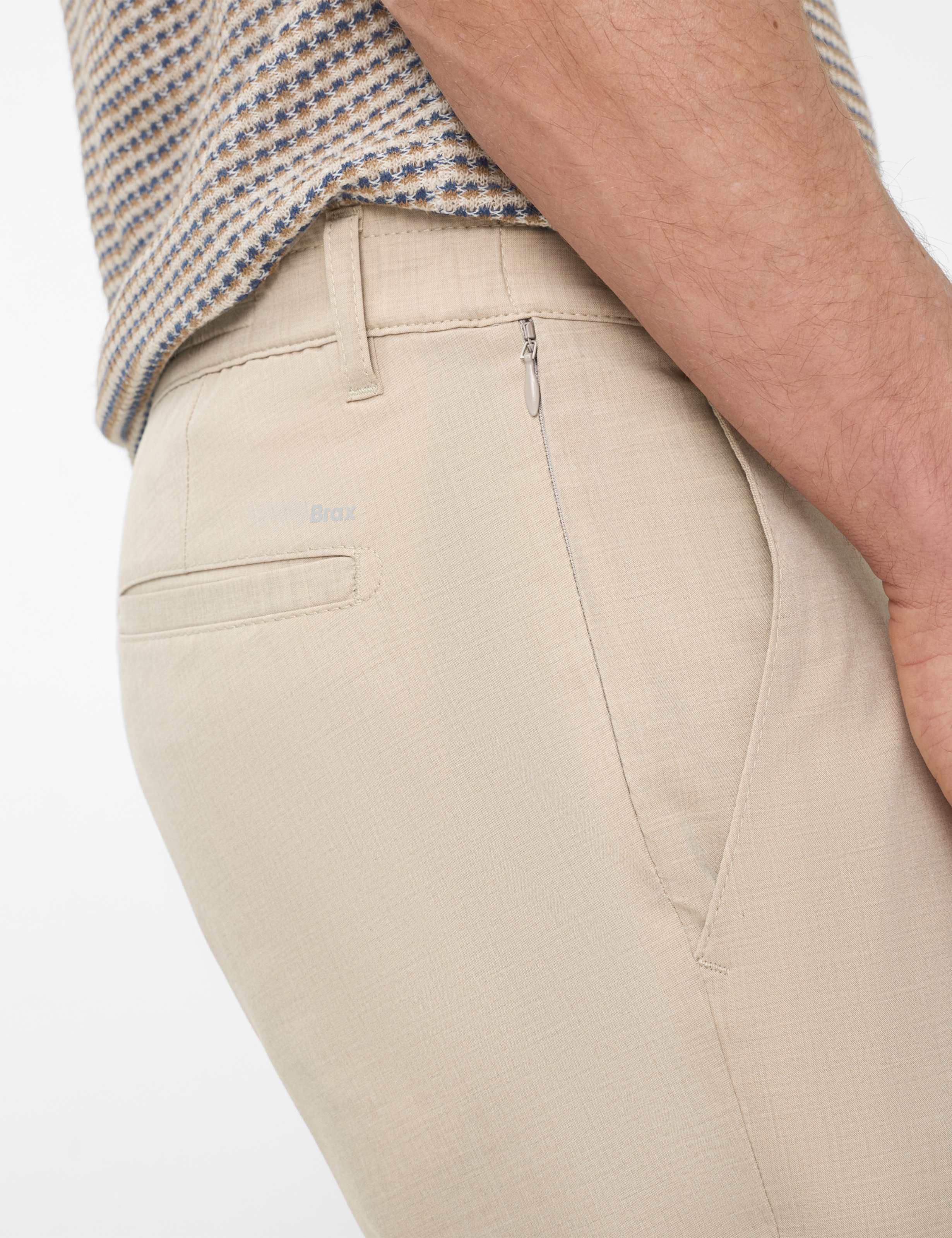 Homme Style PHIL Beige Tapered Fit Détail 2