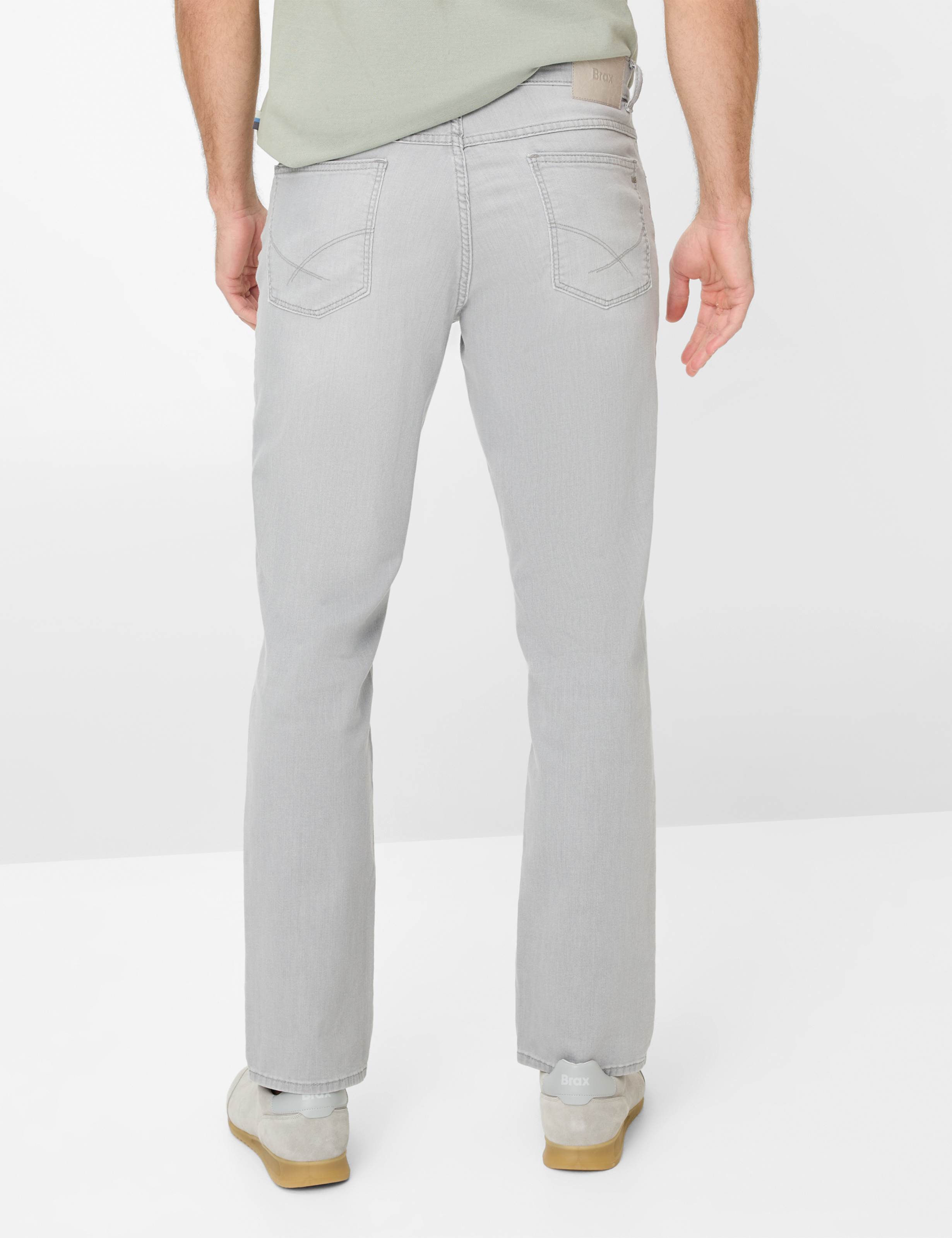 Herren Style COOPER Denim Hellgrau Regular Fit Model Rueck