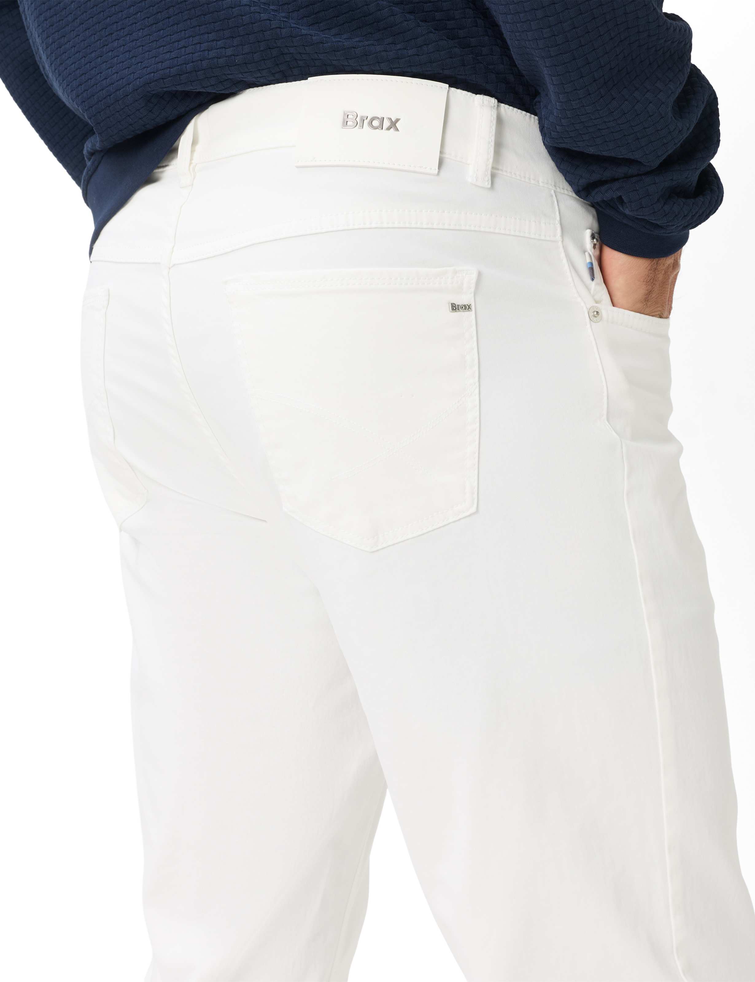 Homme Style COOPER Blanc Regular Fit Détail 2