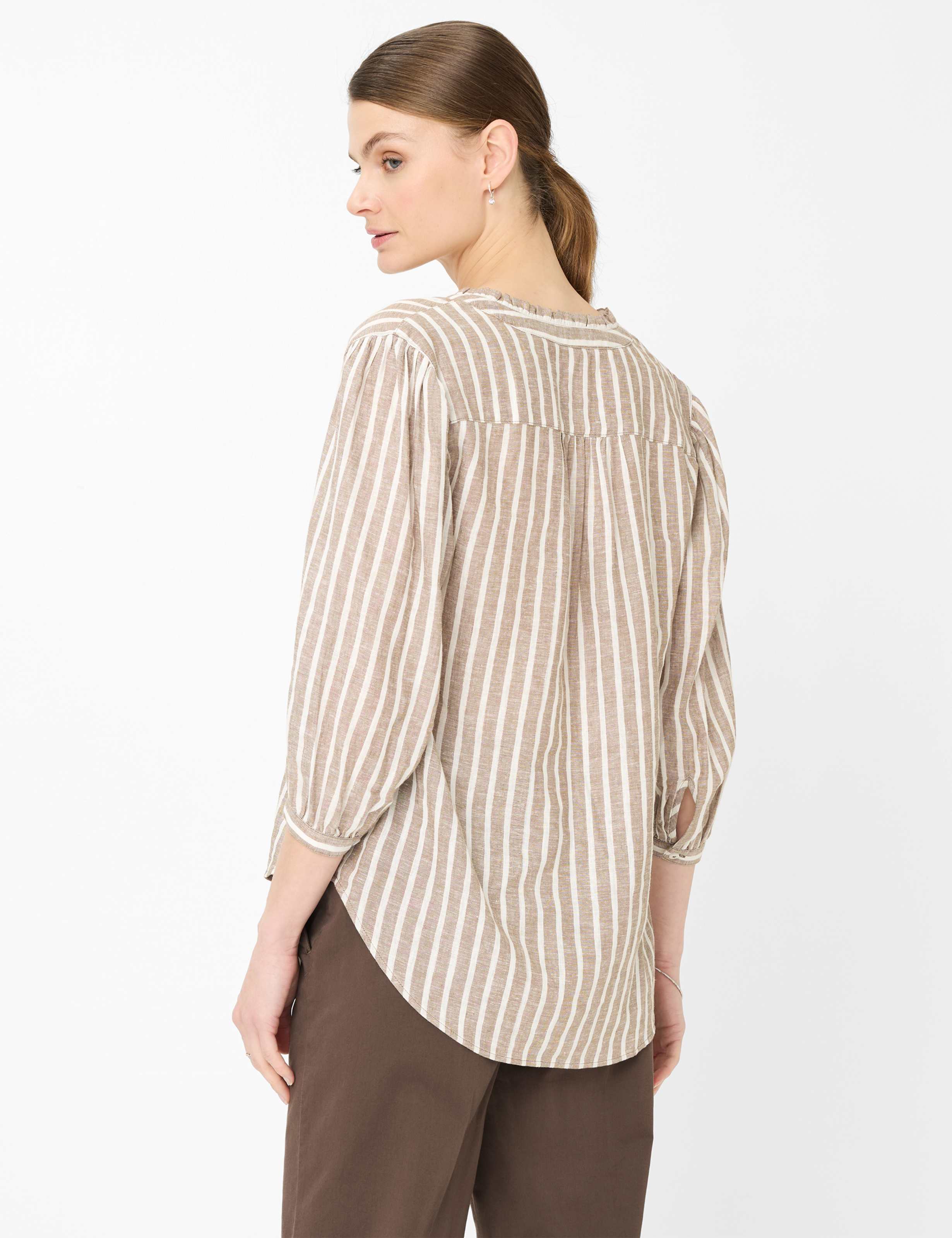 Thumbnail - Brax Damen Bluse Style VIOLET light mocha, braun, Gr. 34