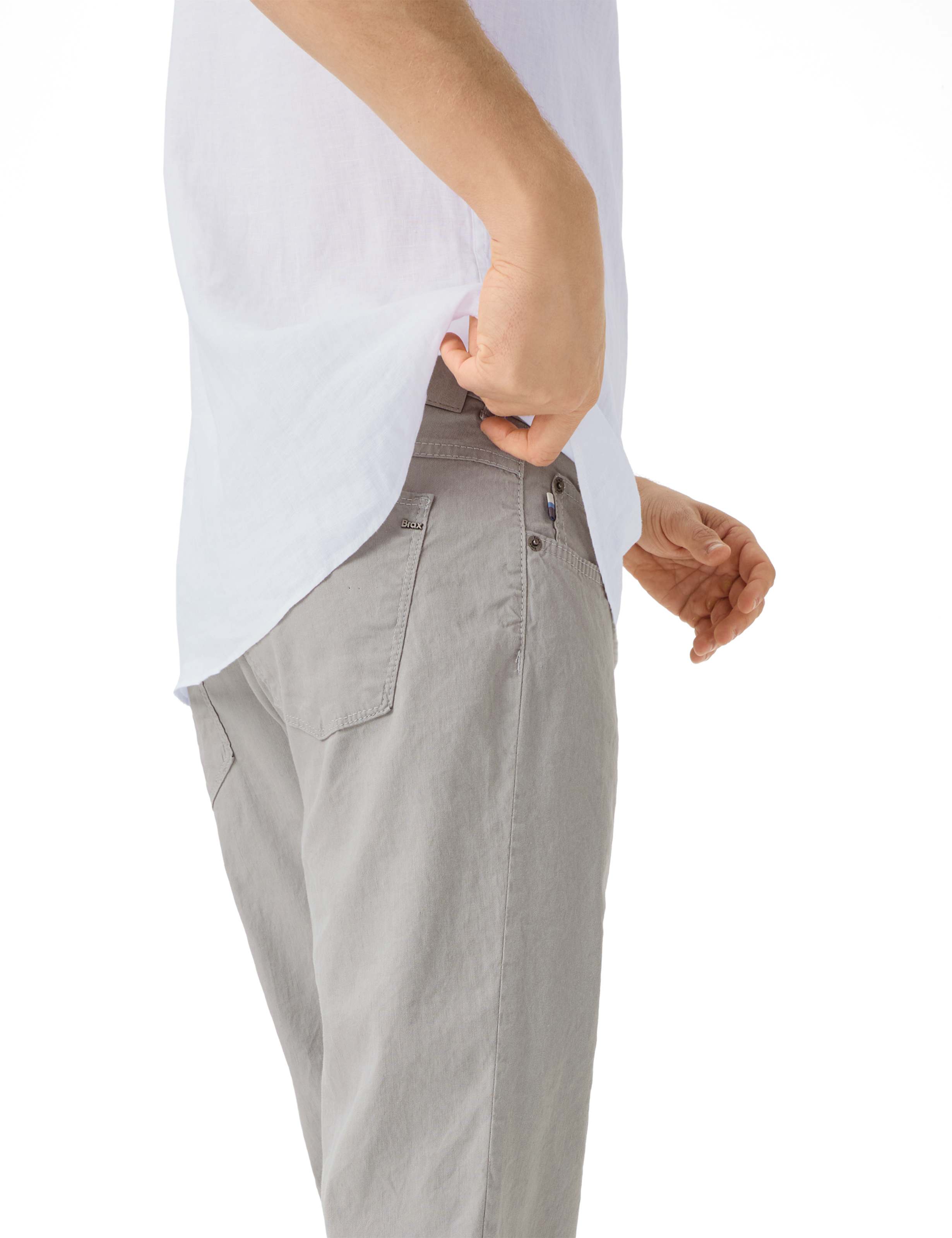 Herren Style COOPER Hellgrau Regular Fit Detail 1