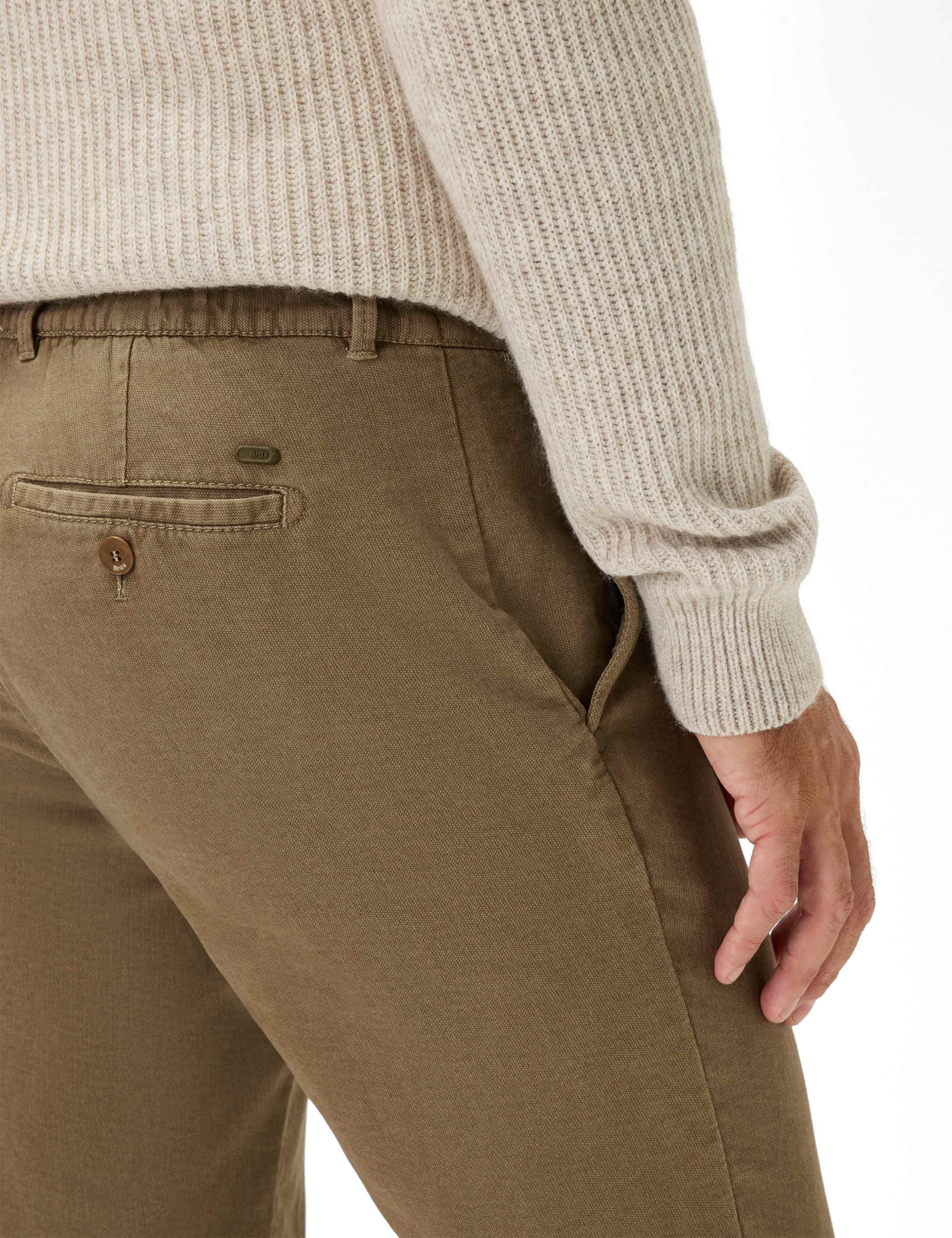 Men Style FABIO Light Brown Modern Fit Detail 1