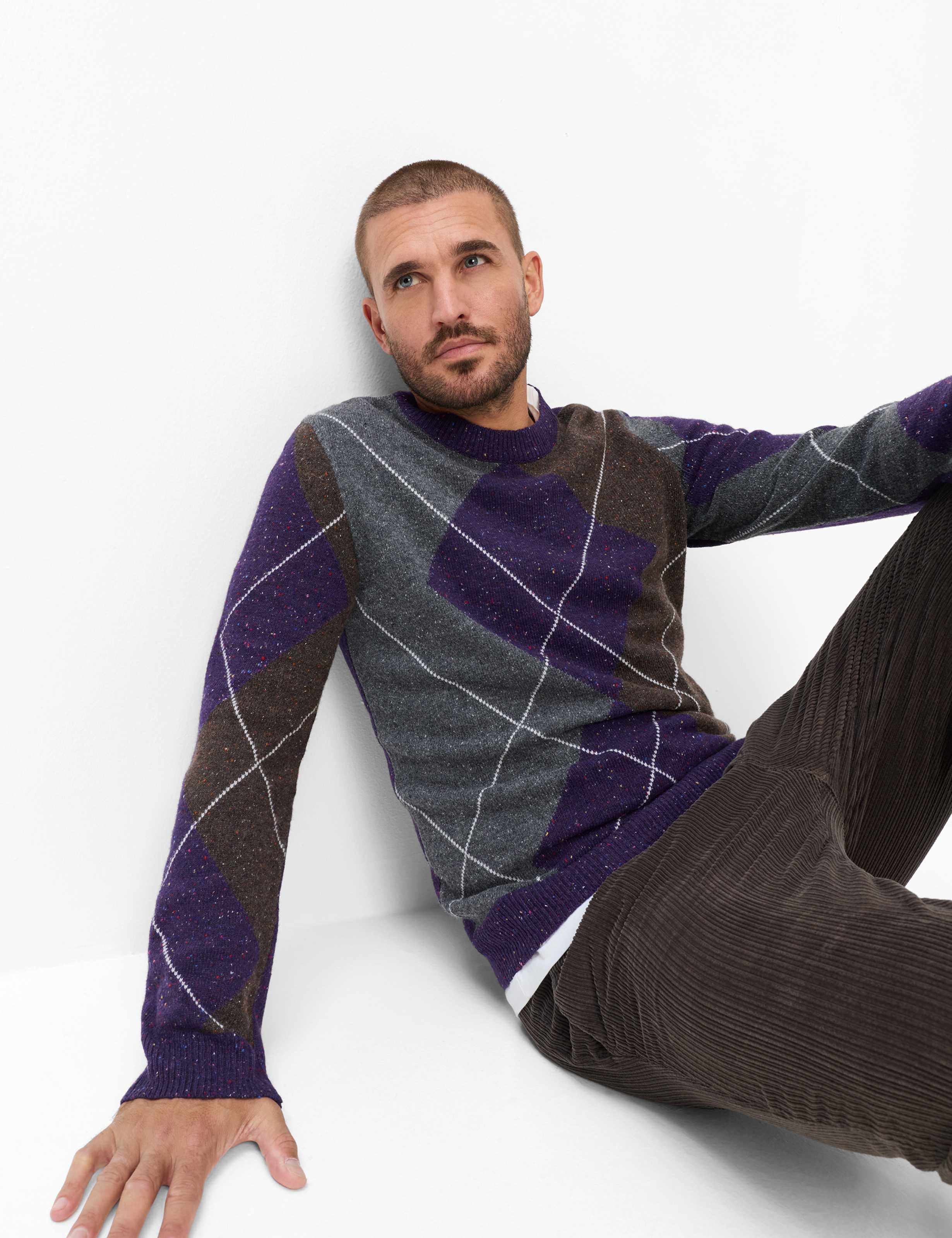 Herren Style RICK Dunkles Lila  Detail 1