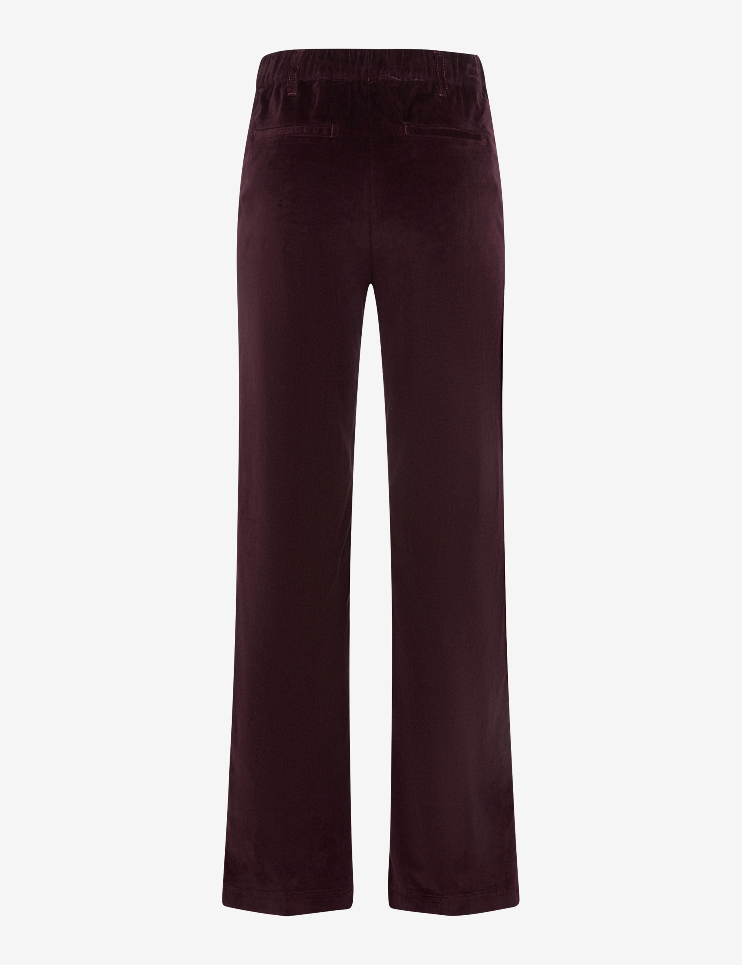 Damen Style PEGGY FLARED Dunkelrot Slim Fit Freisteller Rueck