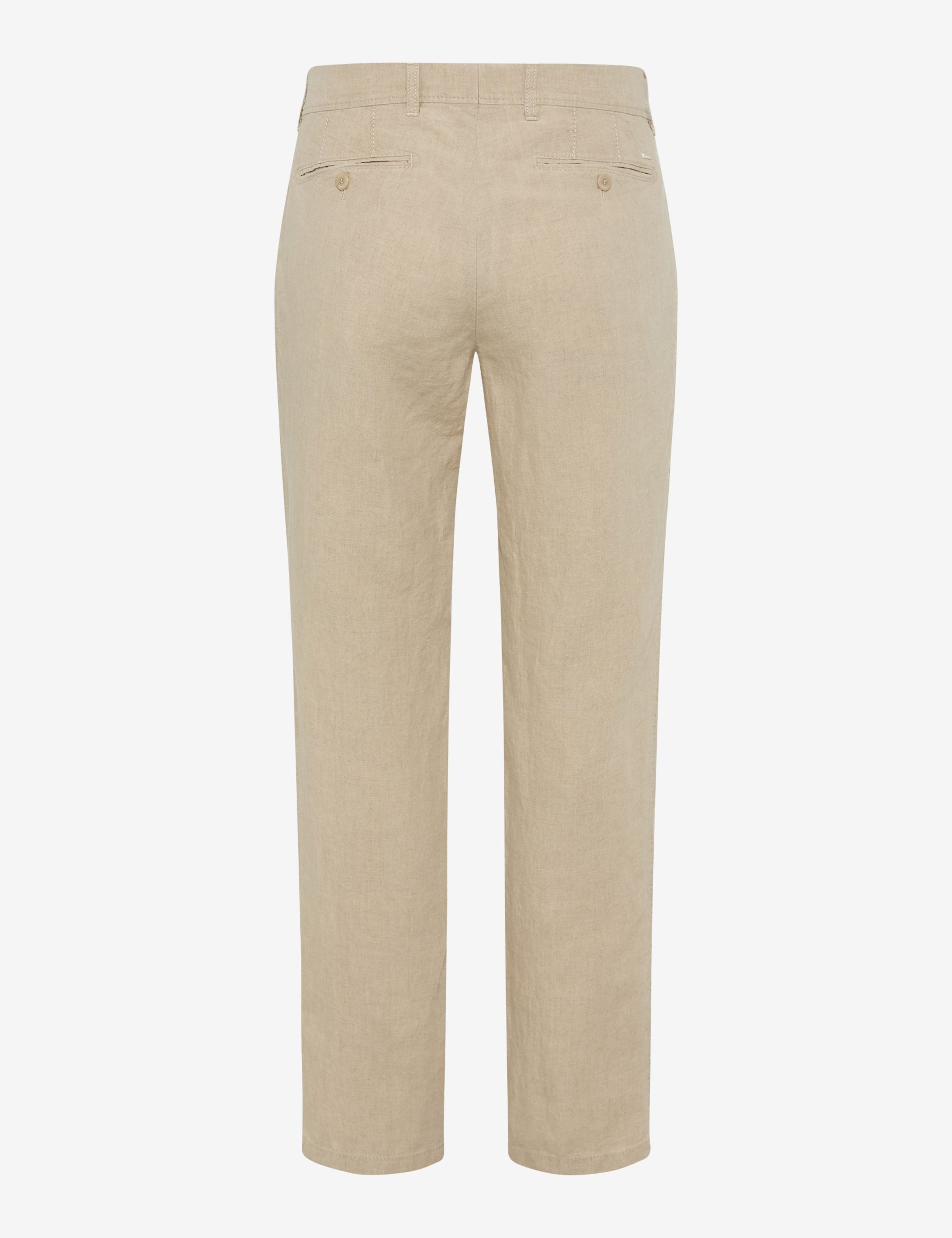 Heren Style EVANS Beige Regular Fit Beel achterkant
