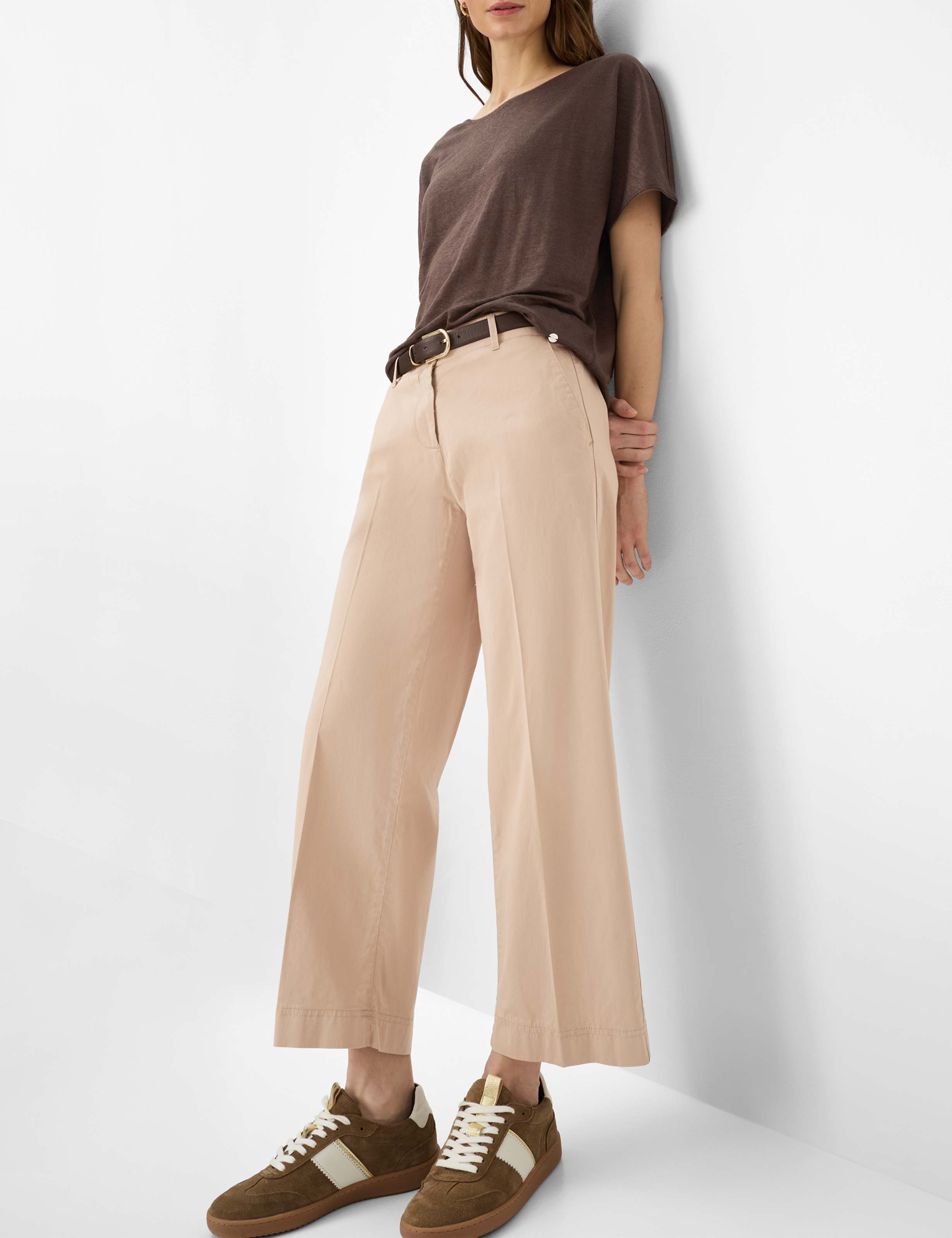 Femme Style MAINE S Beige Wide Leg Détail 1