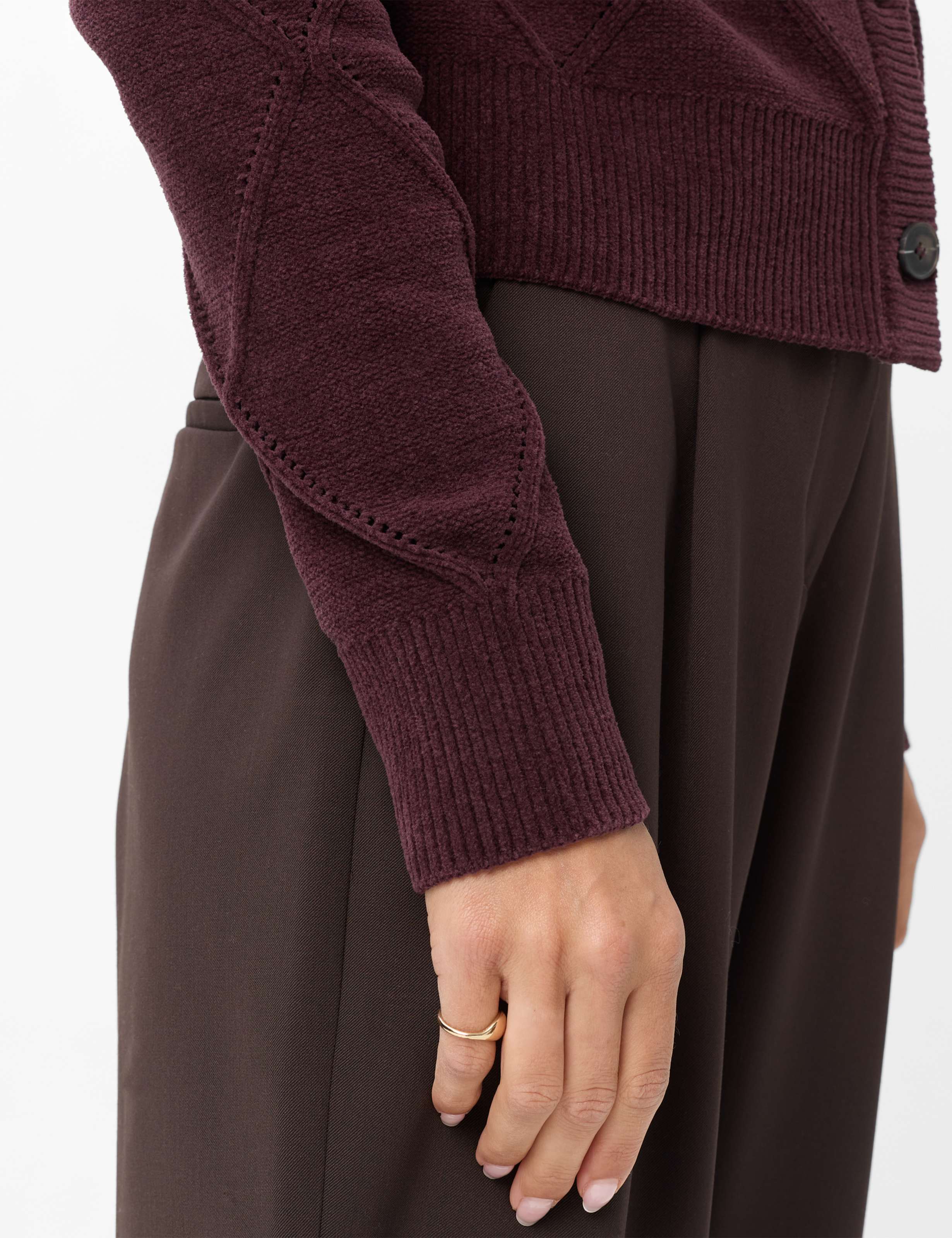 Damen Style ANIQUE Dunkles Lila  Detail 2