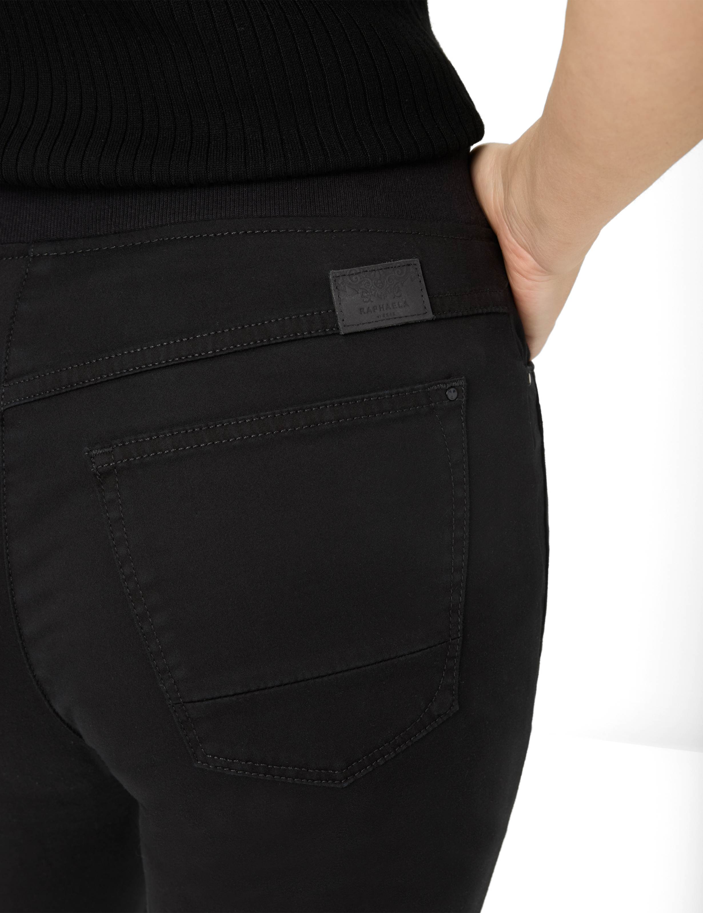 Dame Style PAMINA FUN Sort Slim Fit Detalje 2