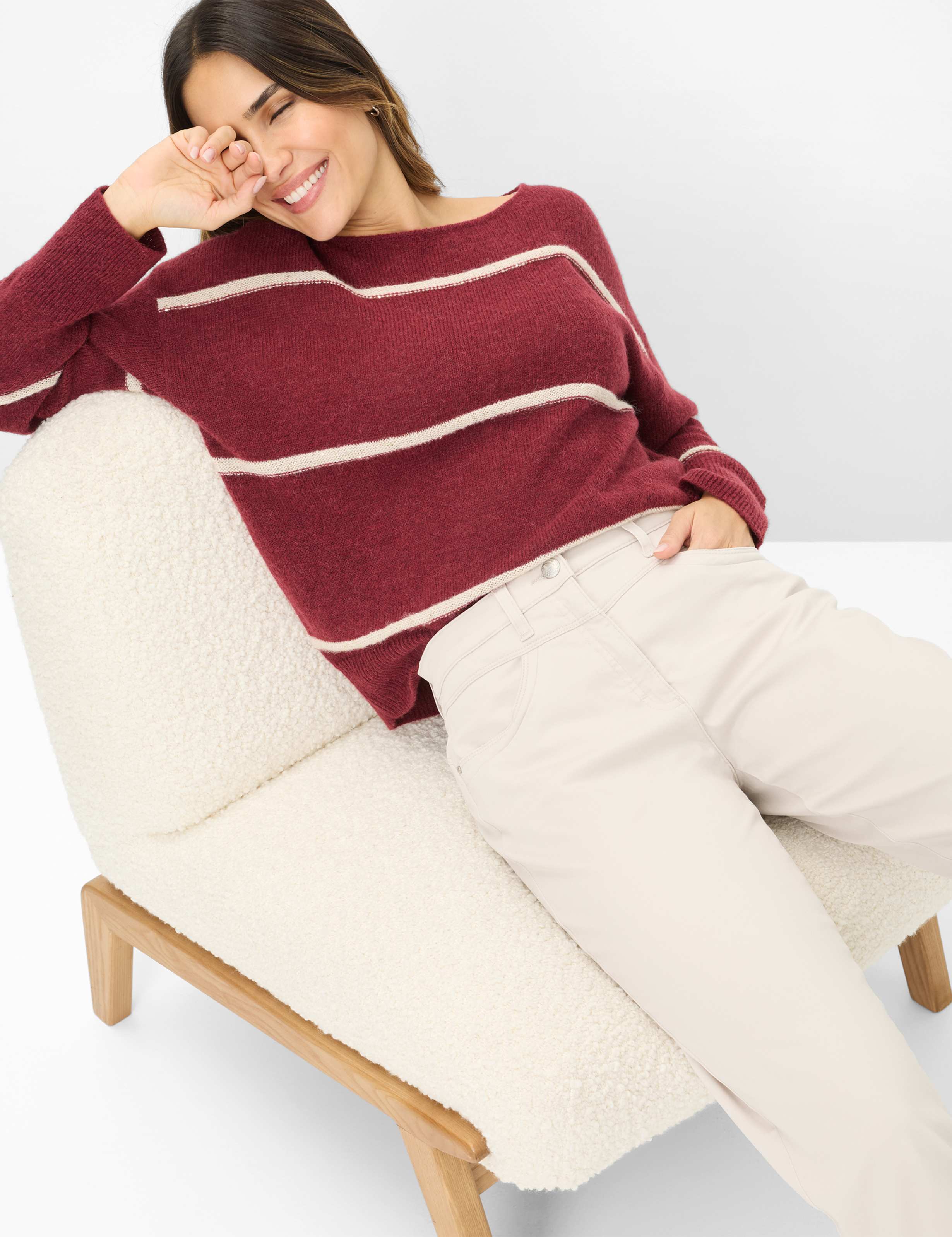 Femme Style CAREN NEW Beige Clair Comfort Plus Fit Détail 1