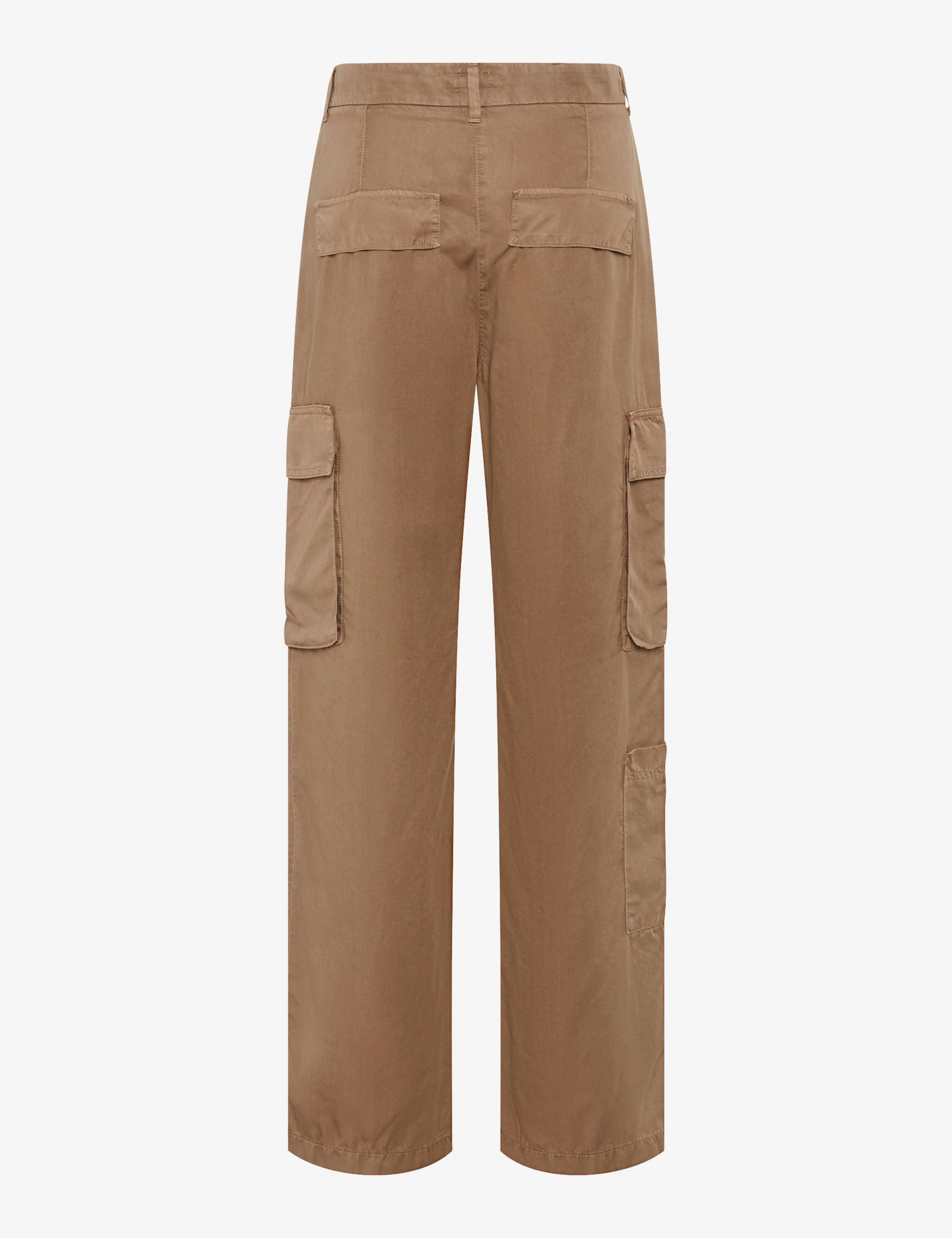Women Style MAINE Brown Wide Leg Stand-alone rear view