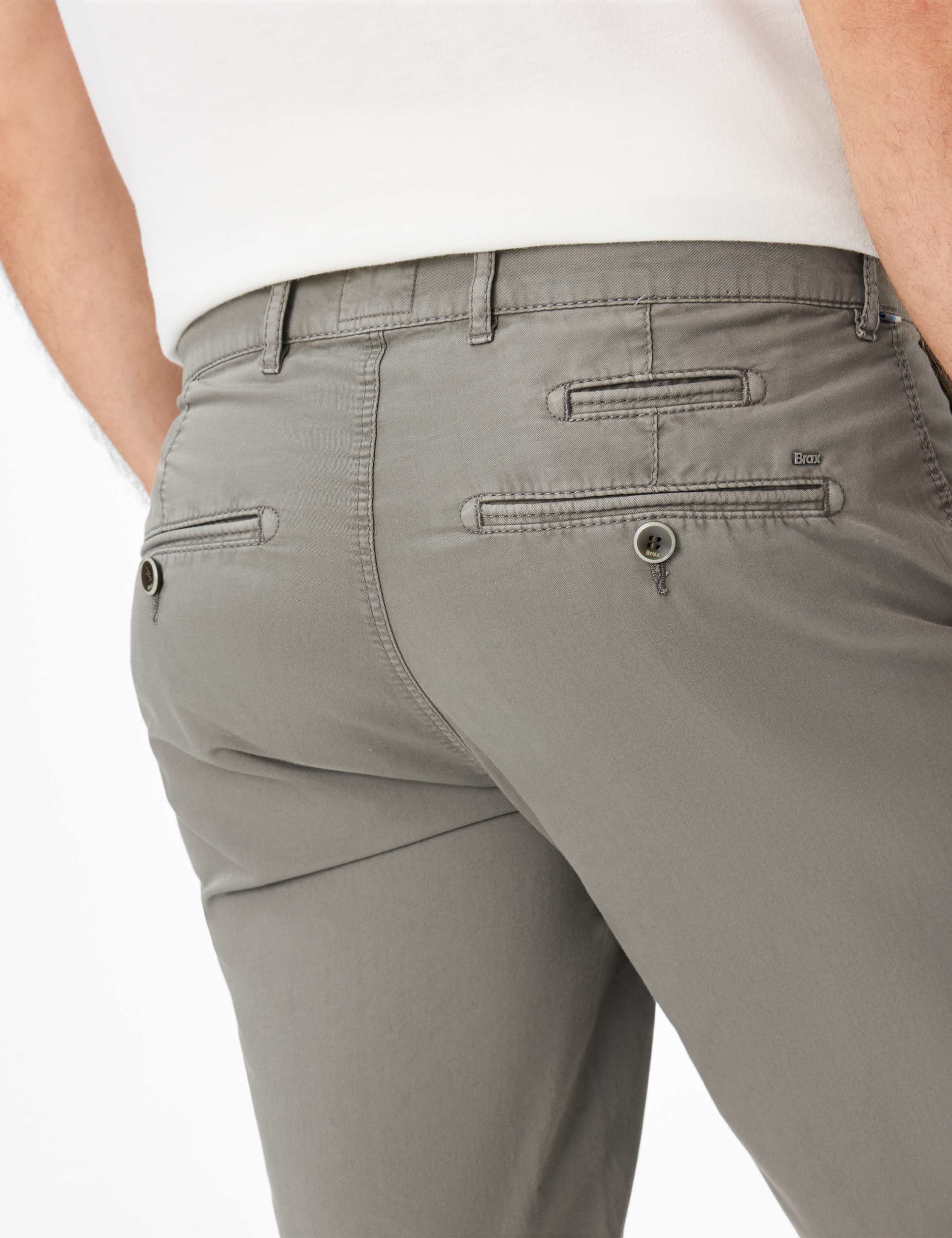Men Style BARI Green - Olive Regular Fit Detail 2