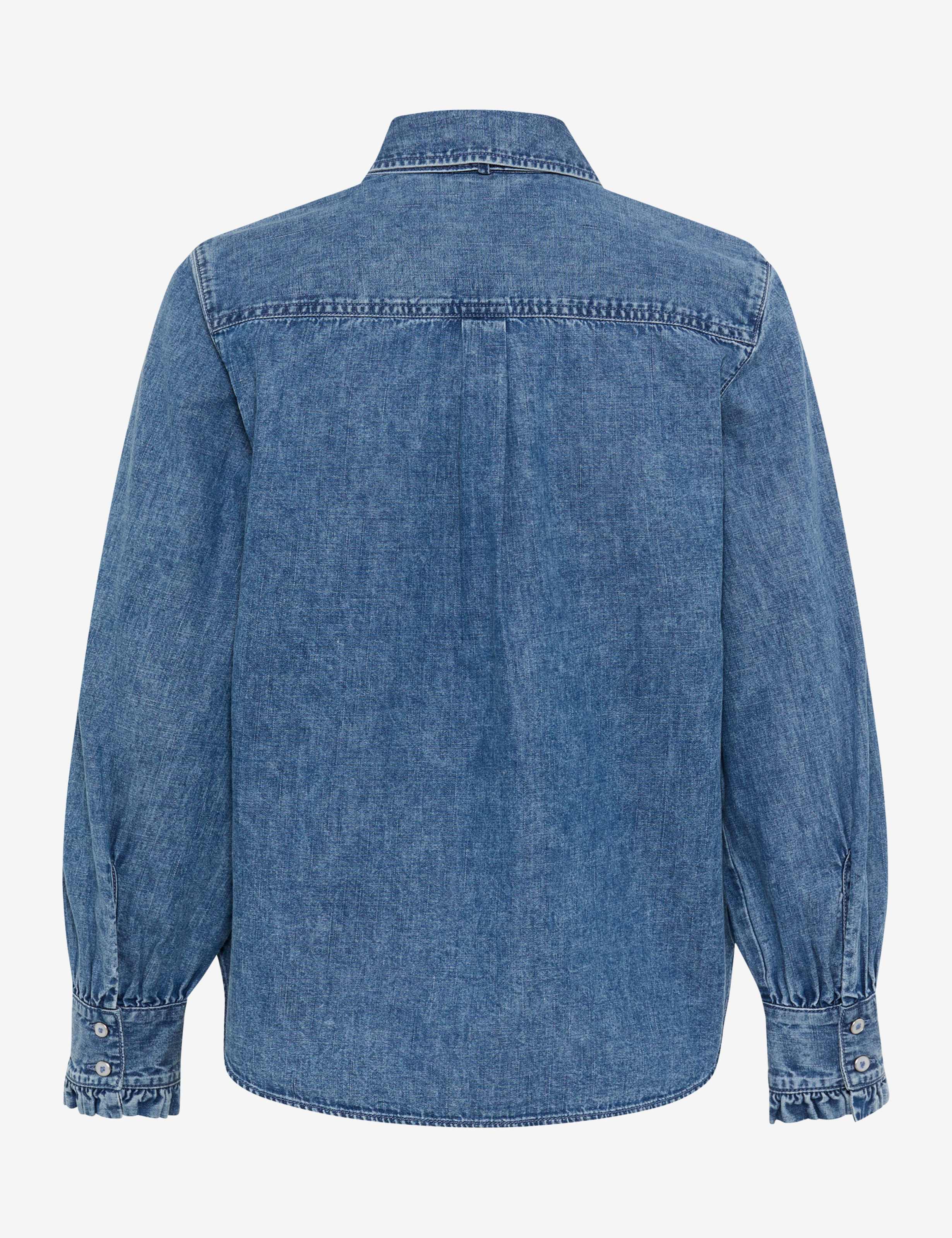 Femme Style VICTORIA Denim Bleu  Détourage arrière