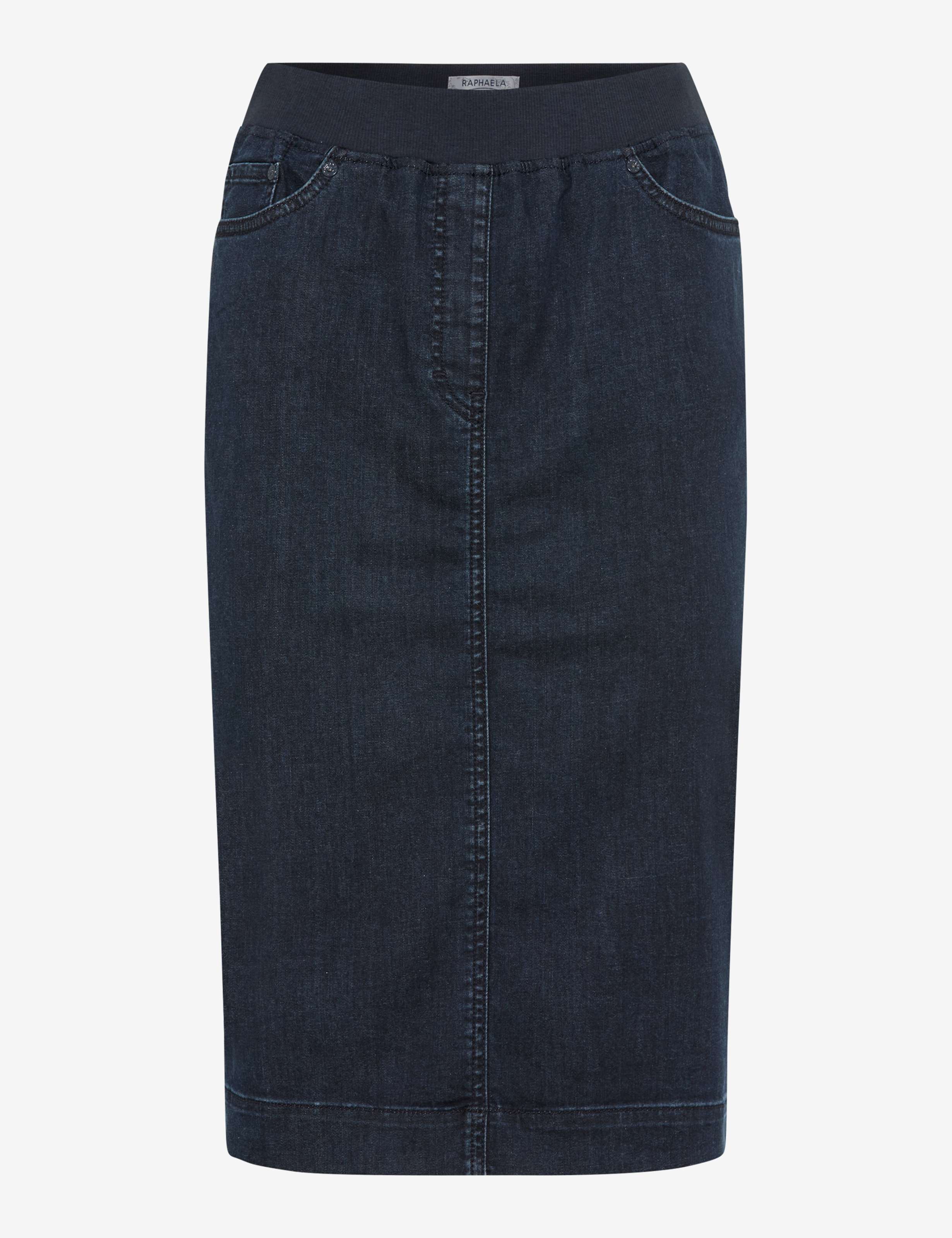 Dames Style PAMINA SKIRT Denim Donkerblauw Slim Fit Beeld voorkant