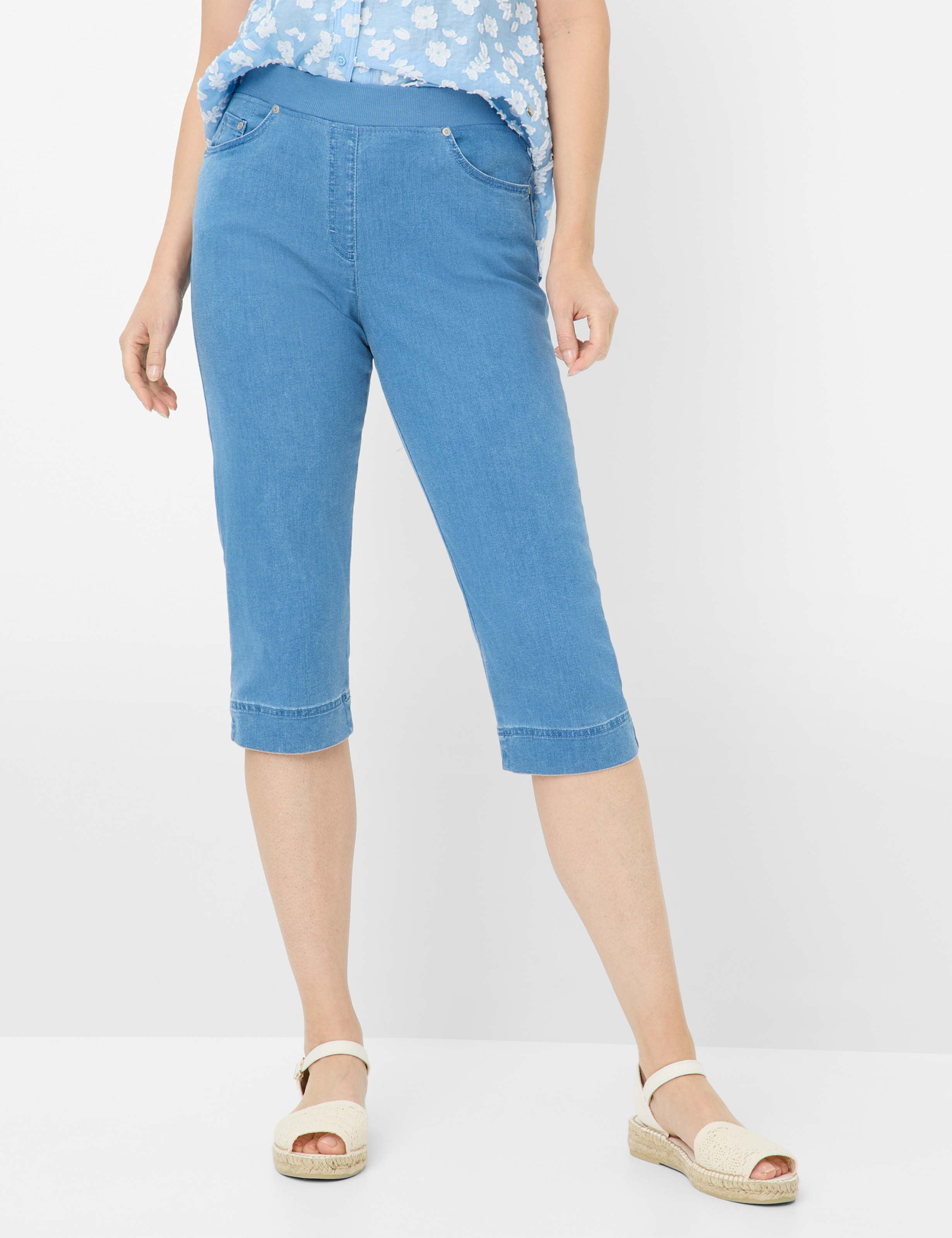 Blautöne, Damen, Style CARINA CAPRI, MODEL_FRONT_ISHOP