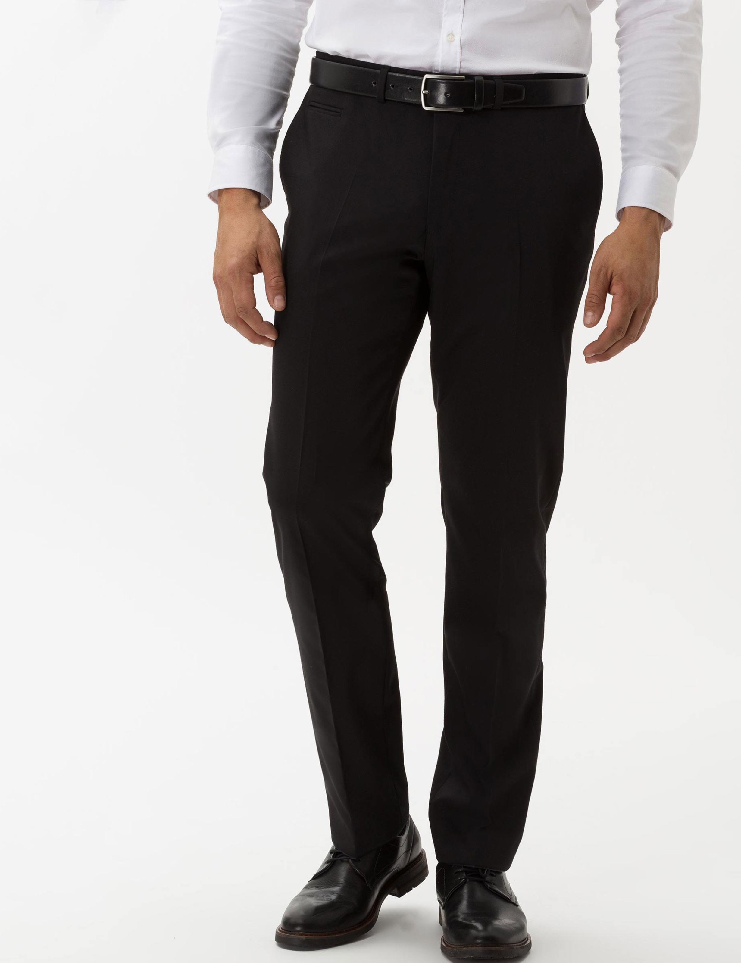 Thumbnail - Brax Herren Wollchino Style ENRICO BLACK, schwarz, Gr. 255