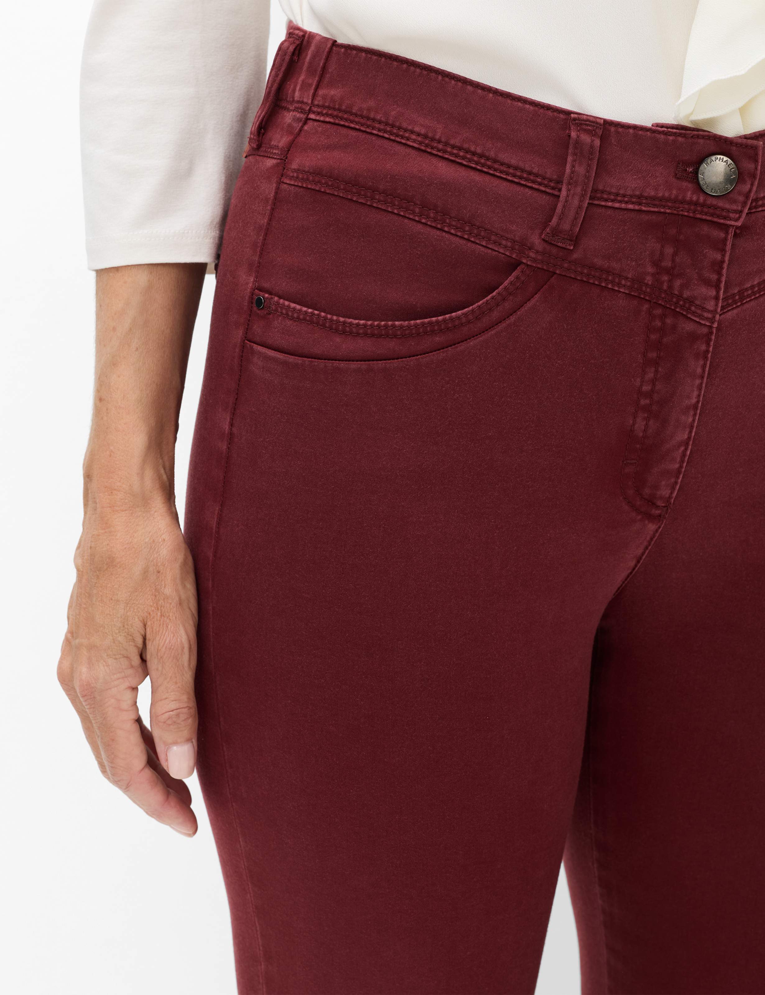 Femme Style LAURA NEW Rouge Foncé  Détail 2