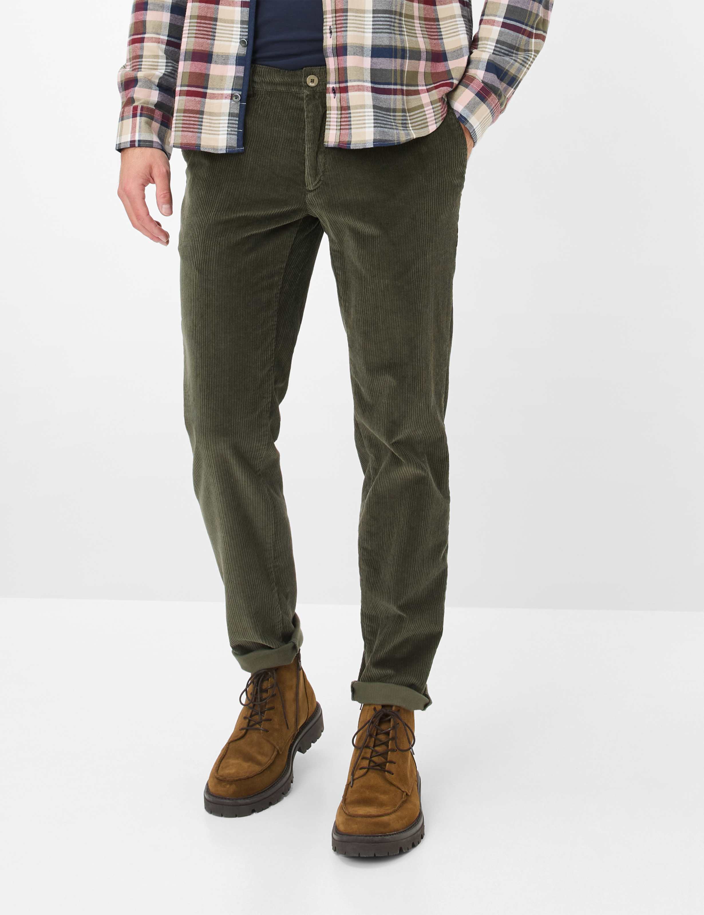 Thumbnail - Brax Herren Chino Style FABIO OLIVE Grün Oliv, grün - oliv, Gr. 36/32