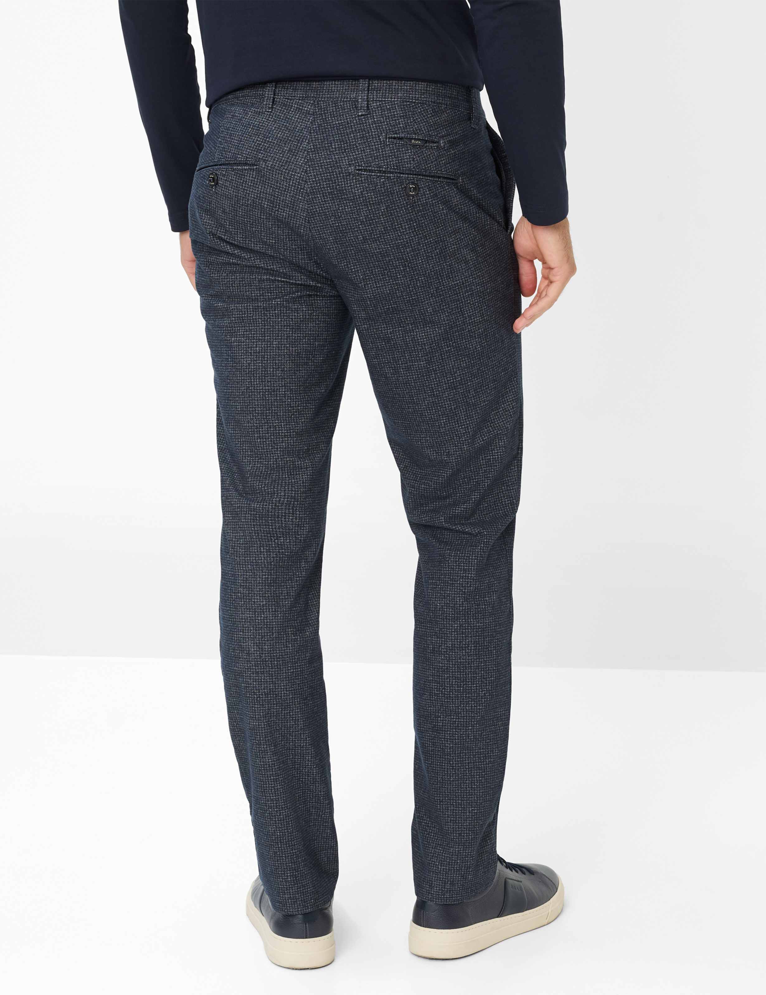 Herre Style FABIO Mørkeblå Modern Fit Model ryg