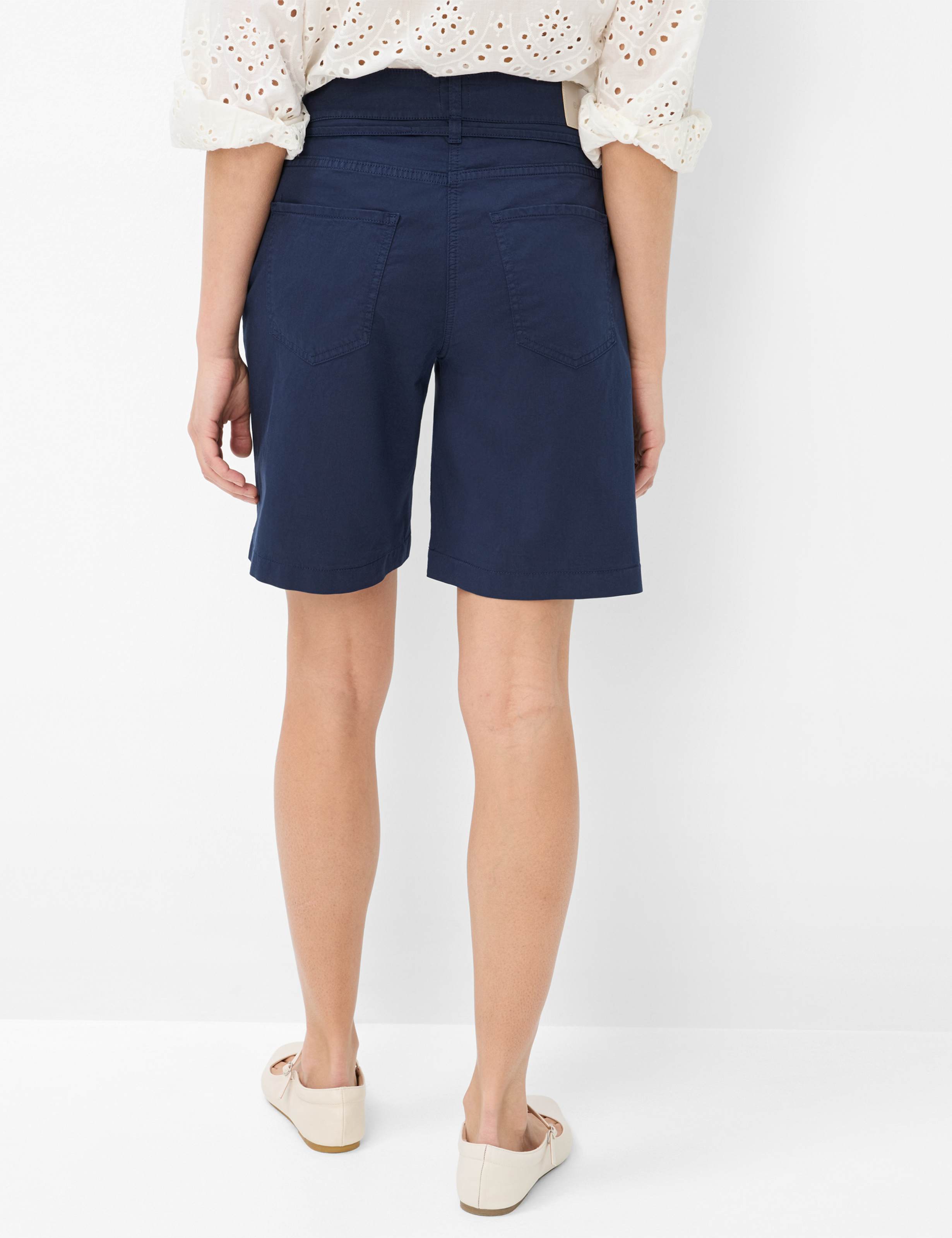 Women Style MAINE B Dark Blue Wide Leg Model back