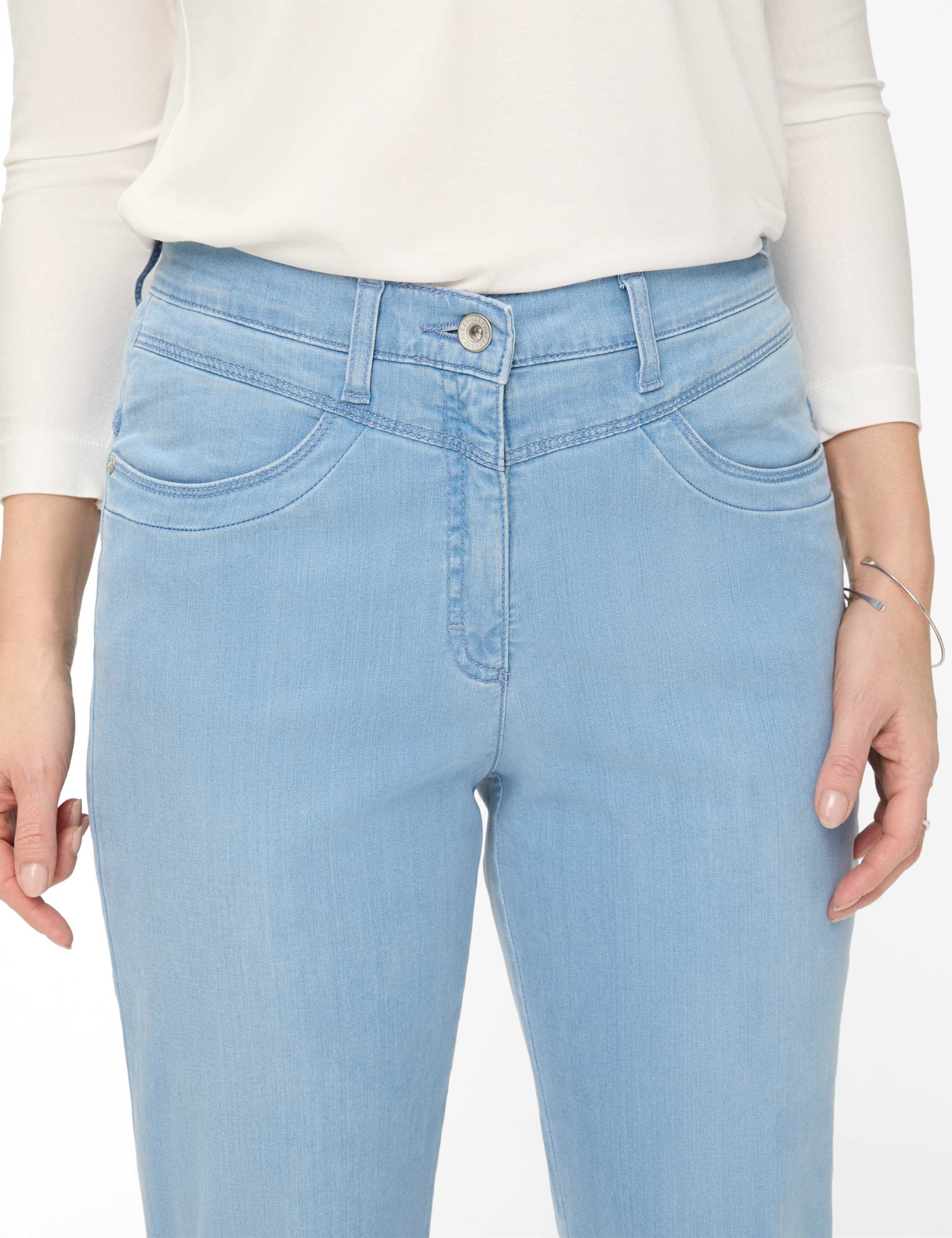 Femme Style CAREN NEW Denim Bleu Comfort Plus Fit Détail 2