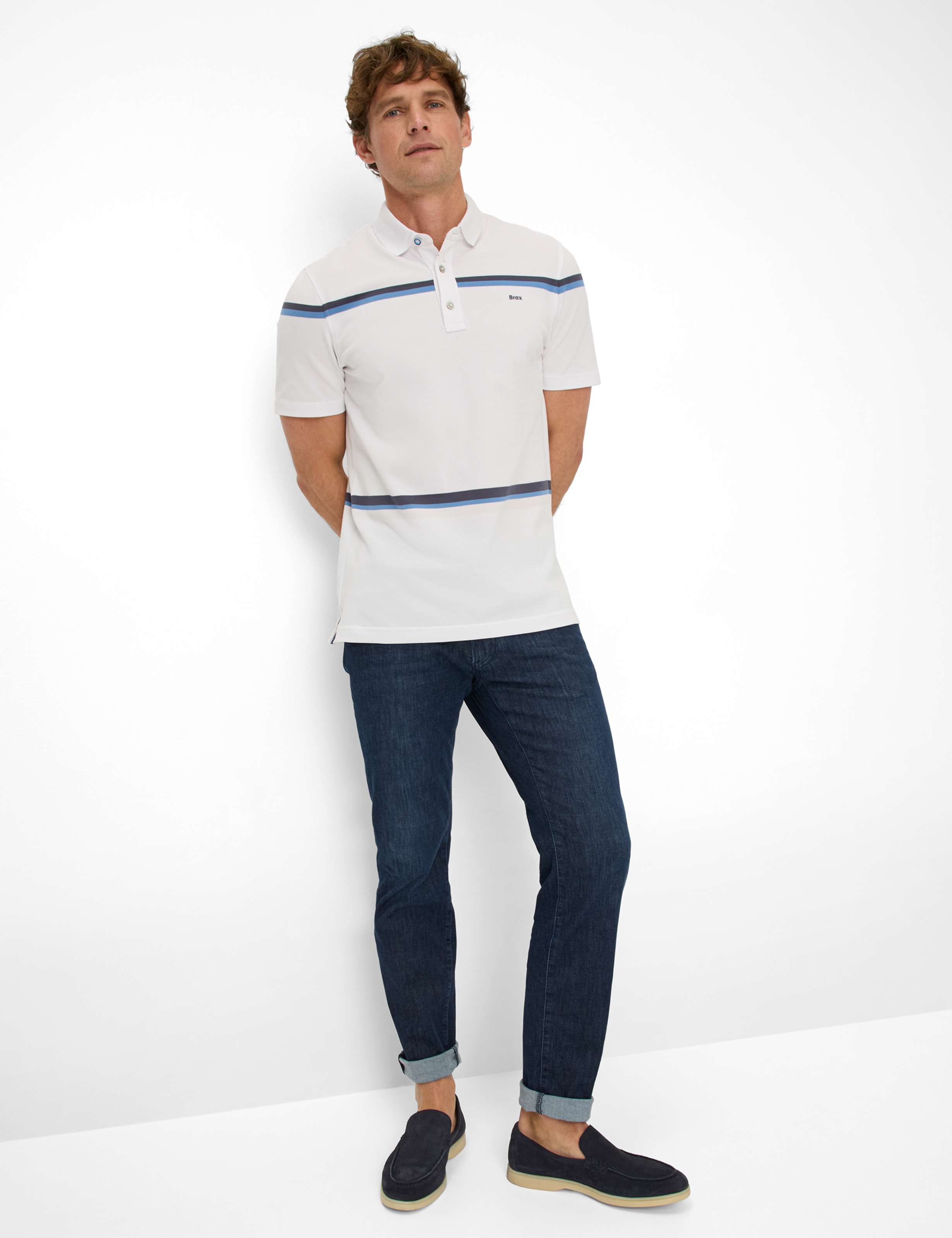 Herre Style PARKER Hvid  Model Outfit
