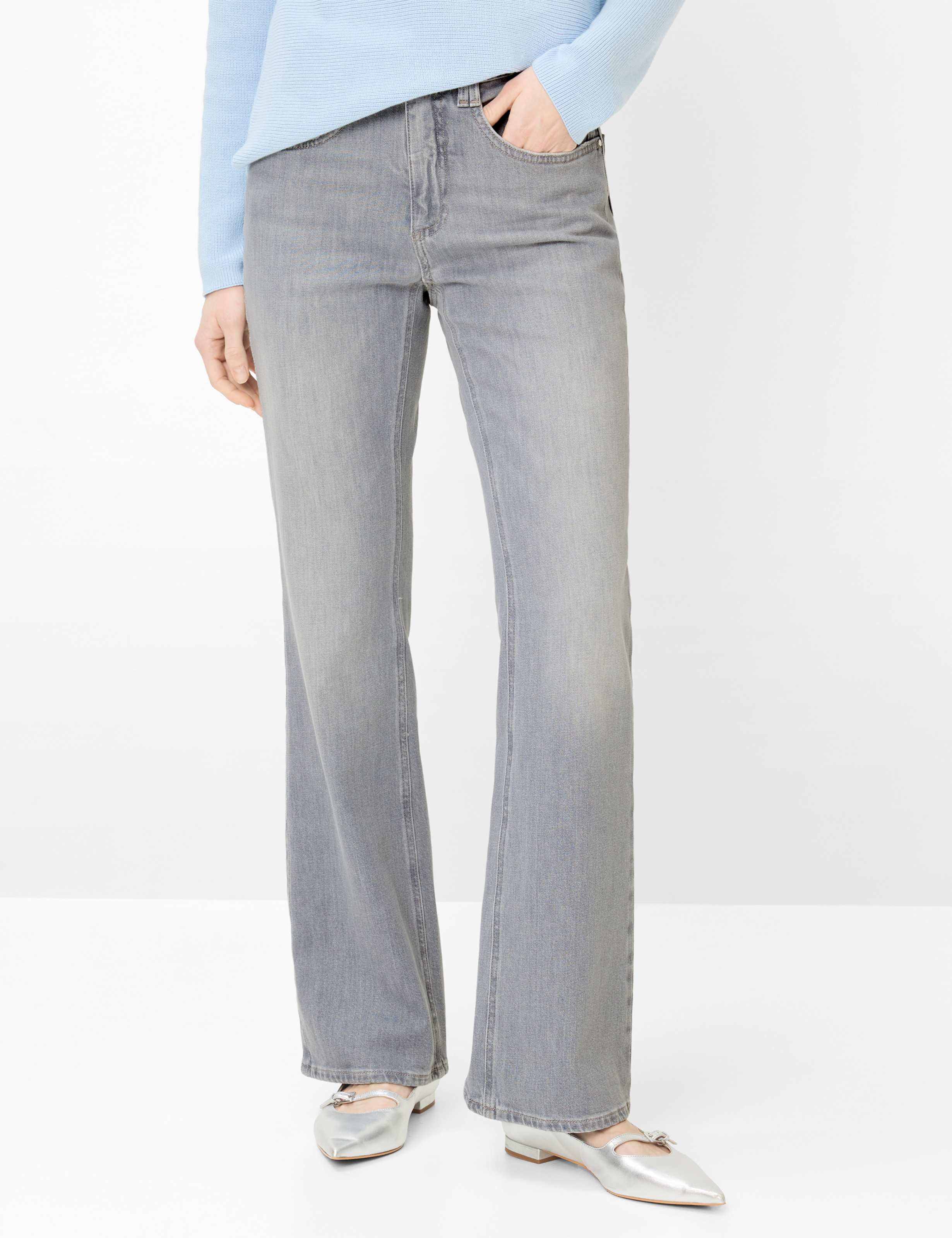 Tons gris, Femme, Style MARY BOOT, MODEL_FRONT_ISHOP