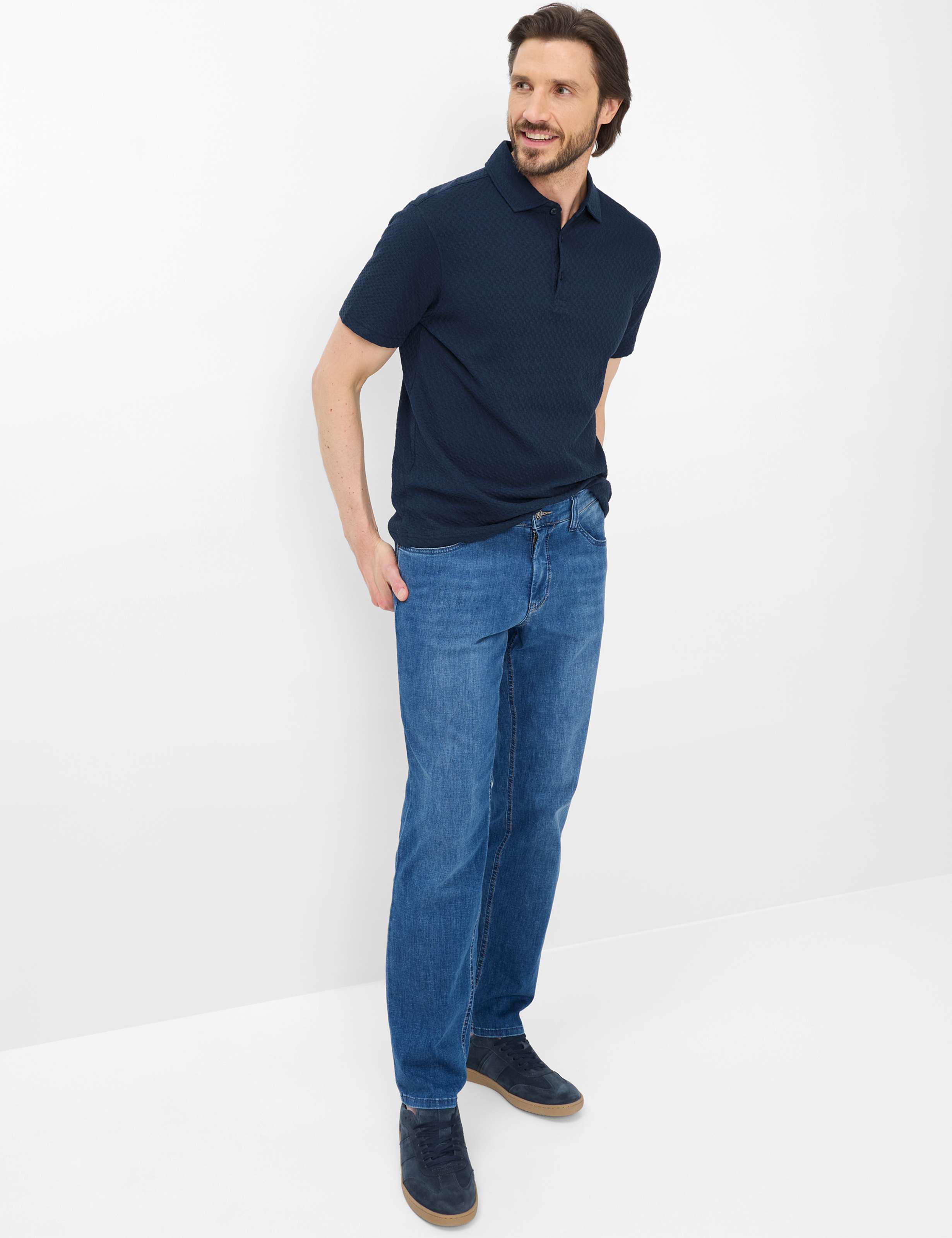 Homme Style LASSE Denim Bleu Regular Fit Tenue du mannequin