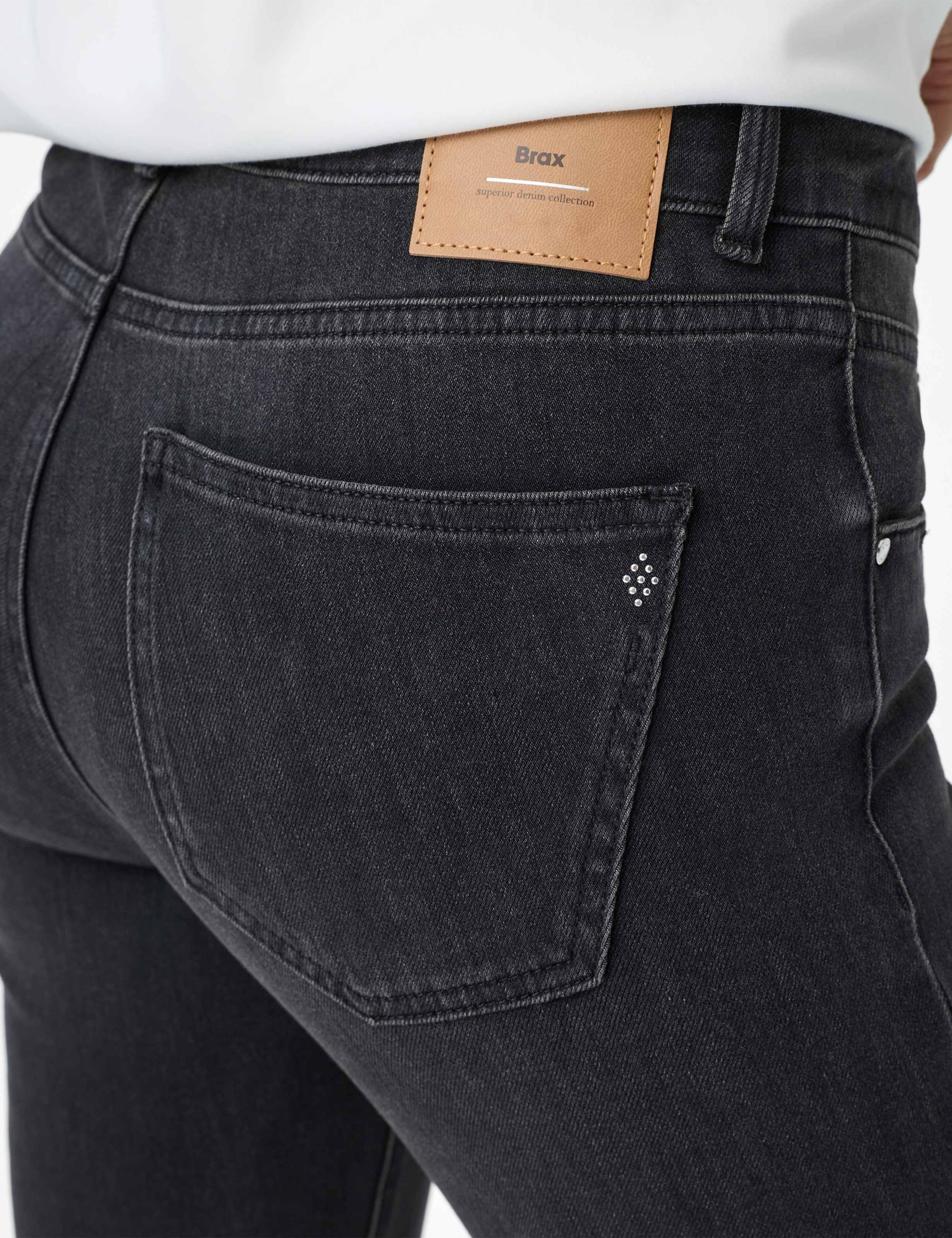 Dames Style SHAKIRA Denim Donkergrijs Slim Fit Detail 2