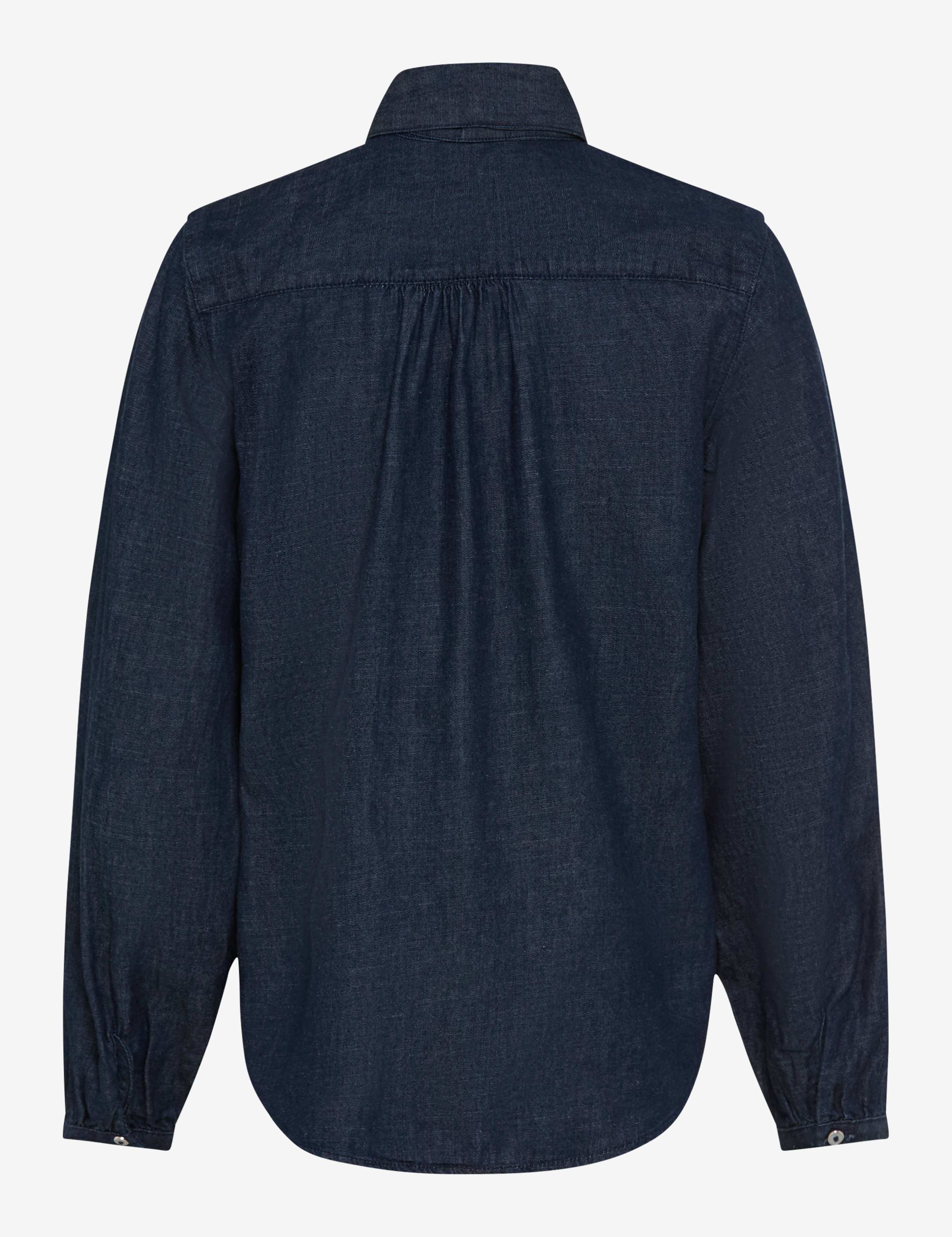 Femme Style VELIA Denim Bleu Foncé  Détourage arrière
