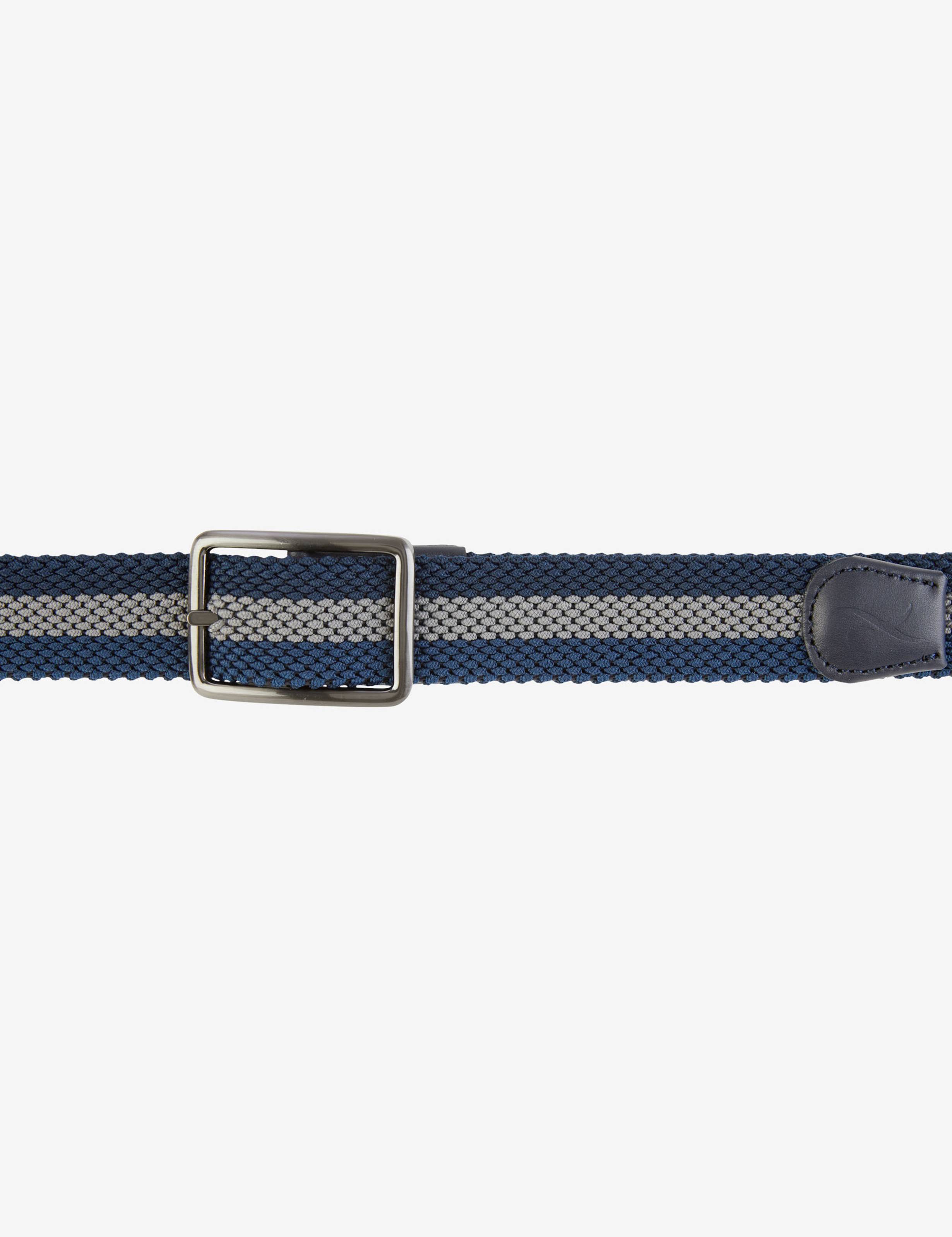 Homme Style CEINTURE POUR HOMME Bleu Foncé  Détourage arrière
