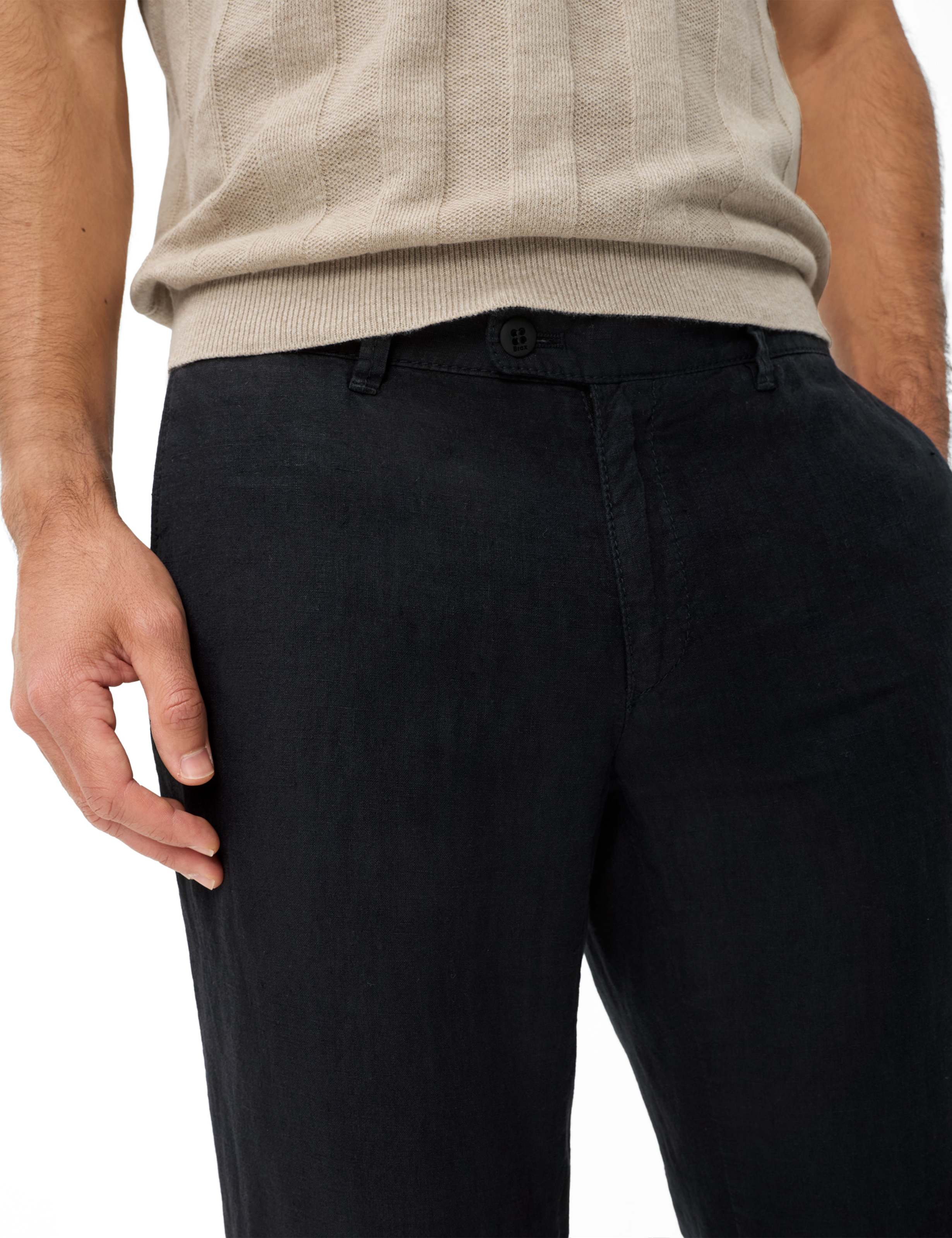 Homme Style FABIO Noir Modern Fit Détail 2