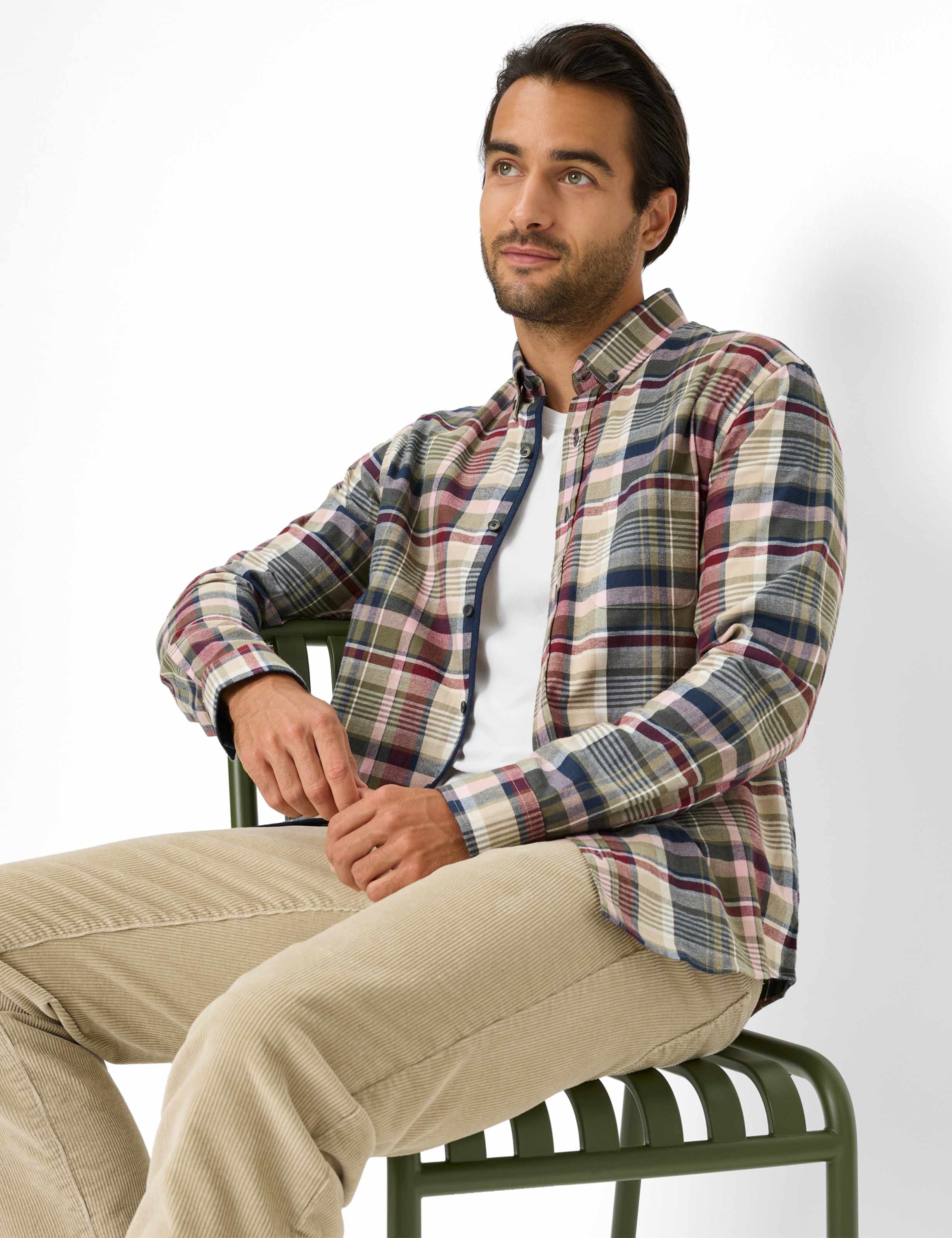 Homme Style DANIEL Rouge Foncé  Détail 1