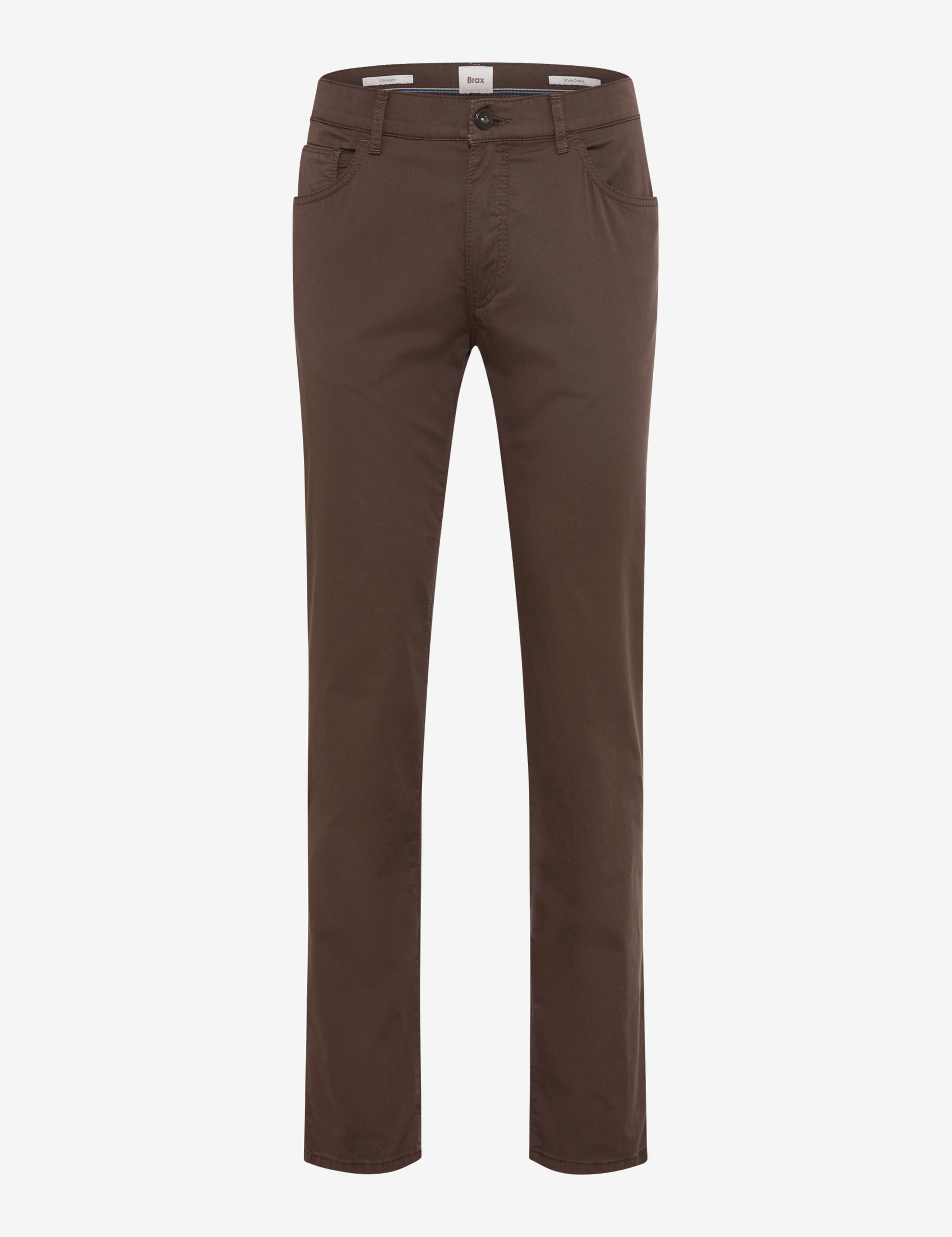 Homme Style CADIZ Marron Foncé Straight Fit Détourage avant