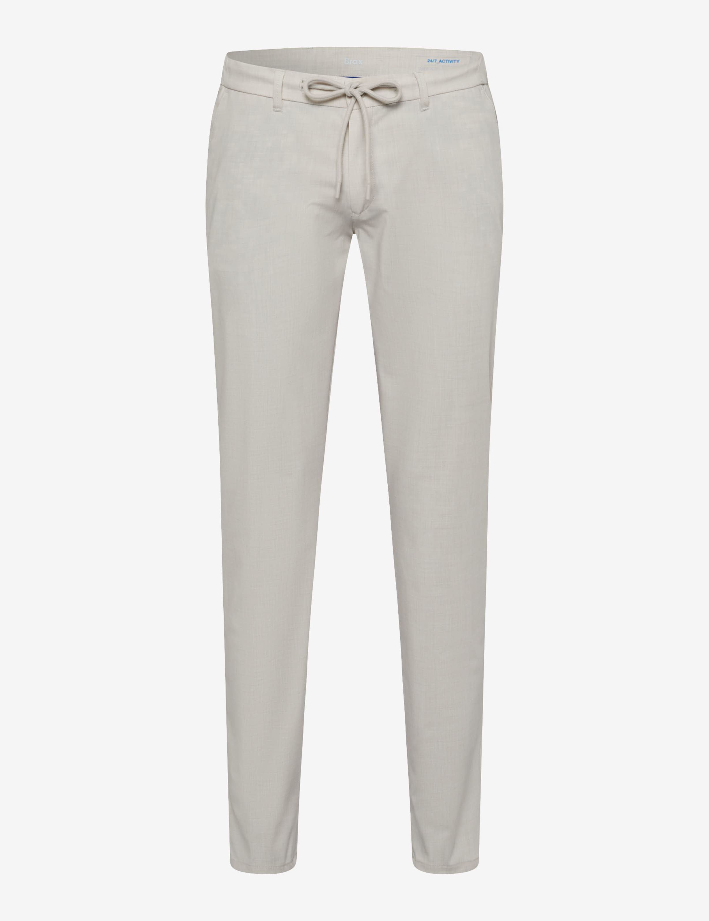 Herre Style SILVIO Lysbeige Slim Fit Udskæring foran