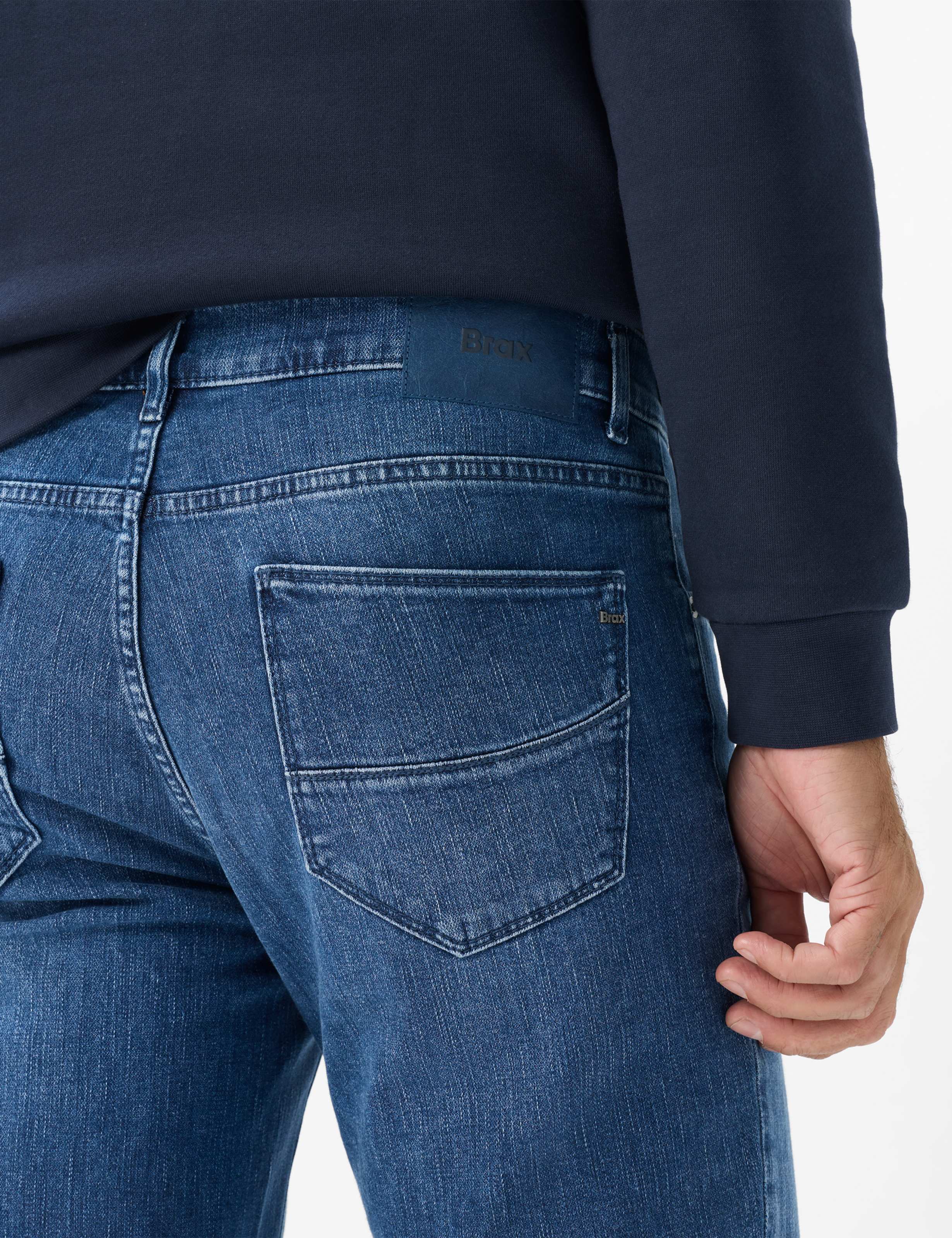 Homme Style CADIZ Denim Bleu Straight Fit Détail 2