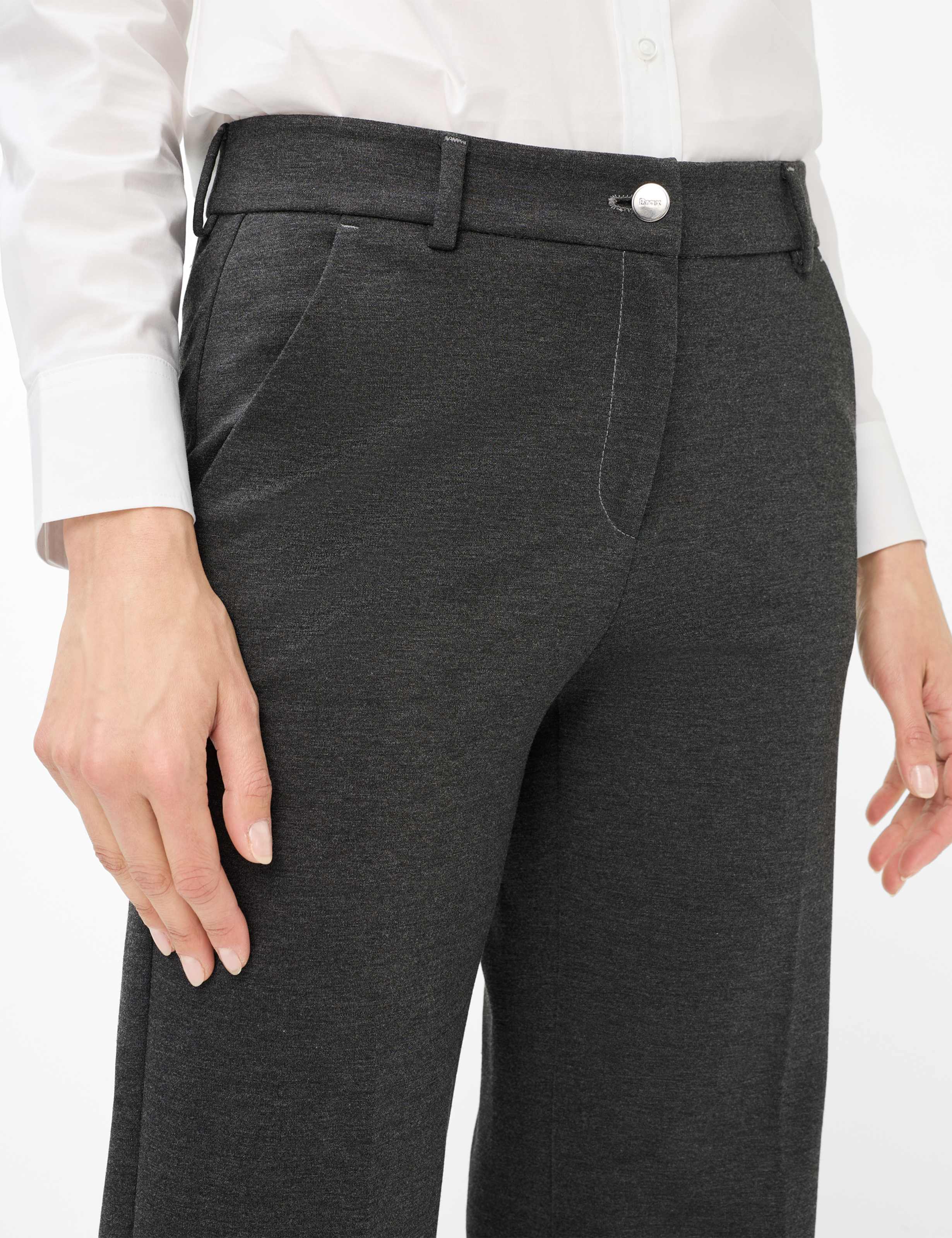 Damen Style MAINE Dunkelgrau Wide Leg Detail 2