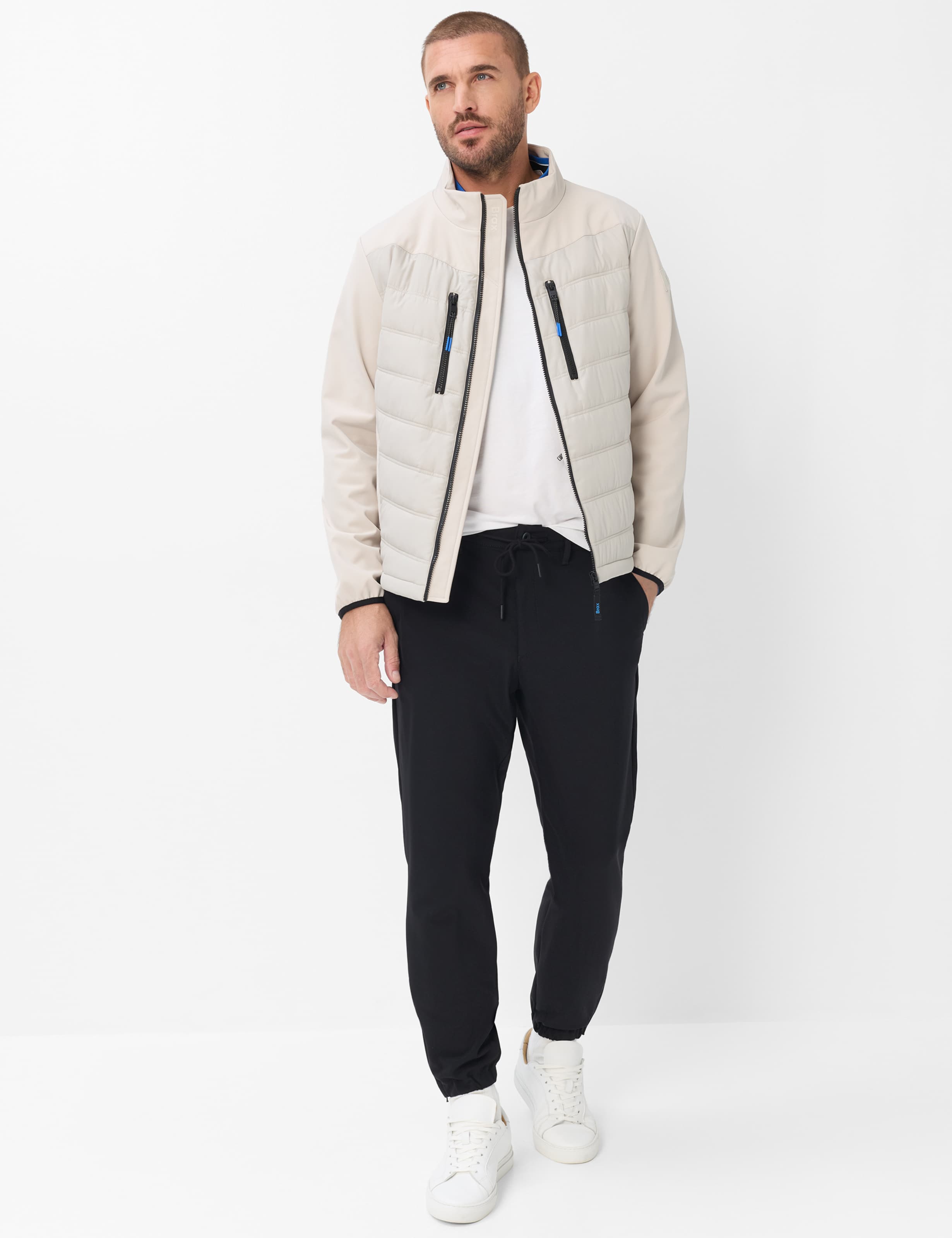 Homme Style TREVOR Blanc Crème  Tenue du mannequin