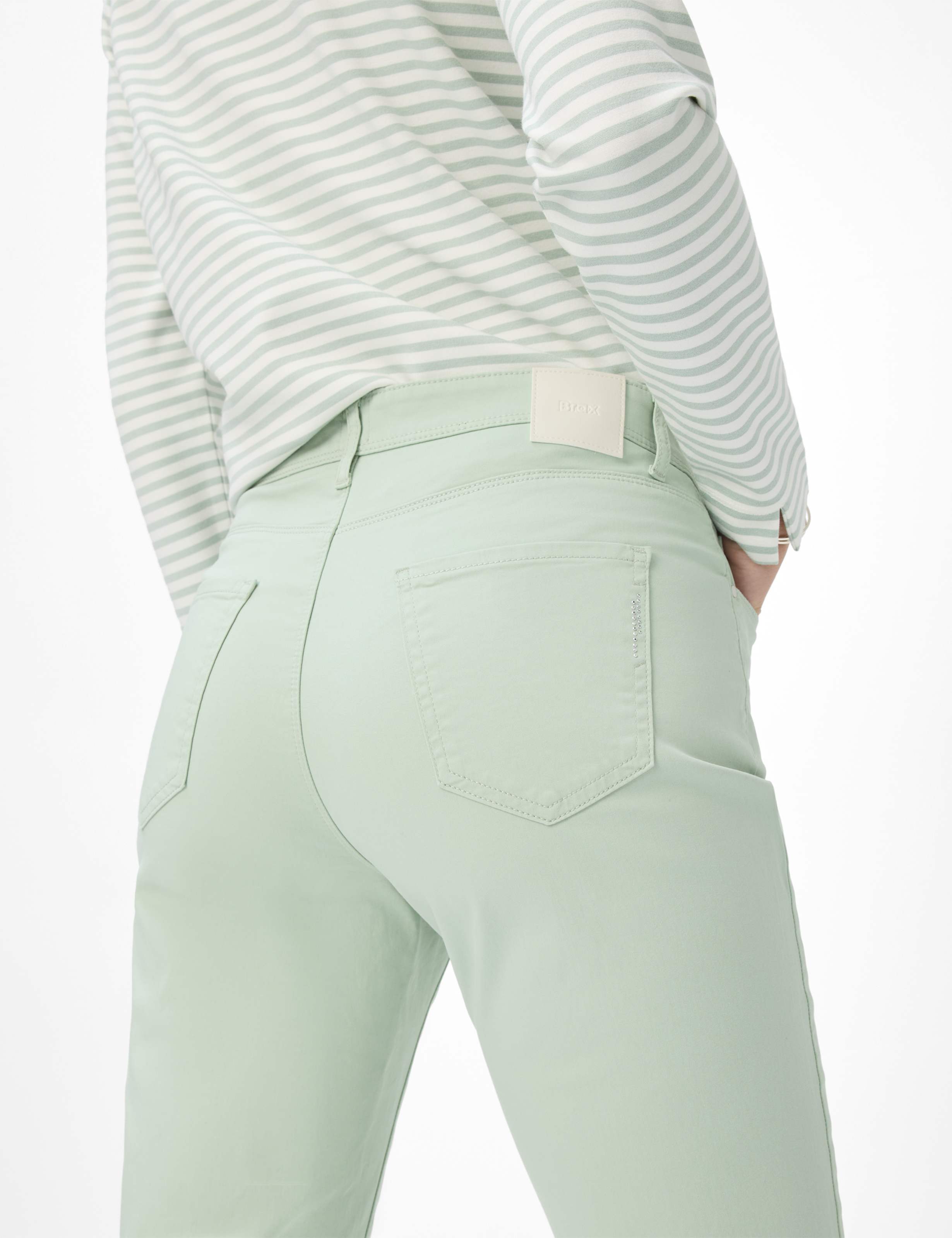 Women Style MARY Light Green Regular Fit Detail 2