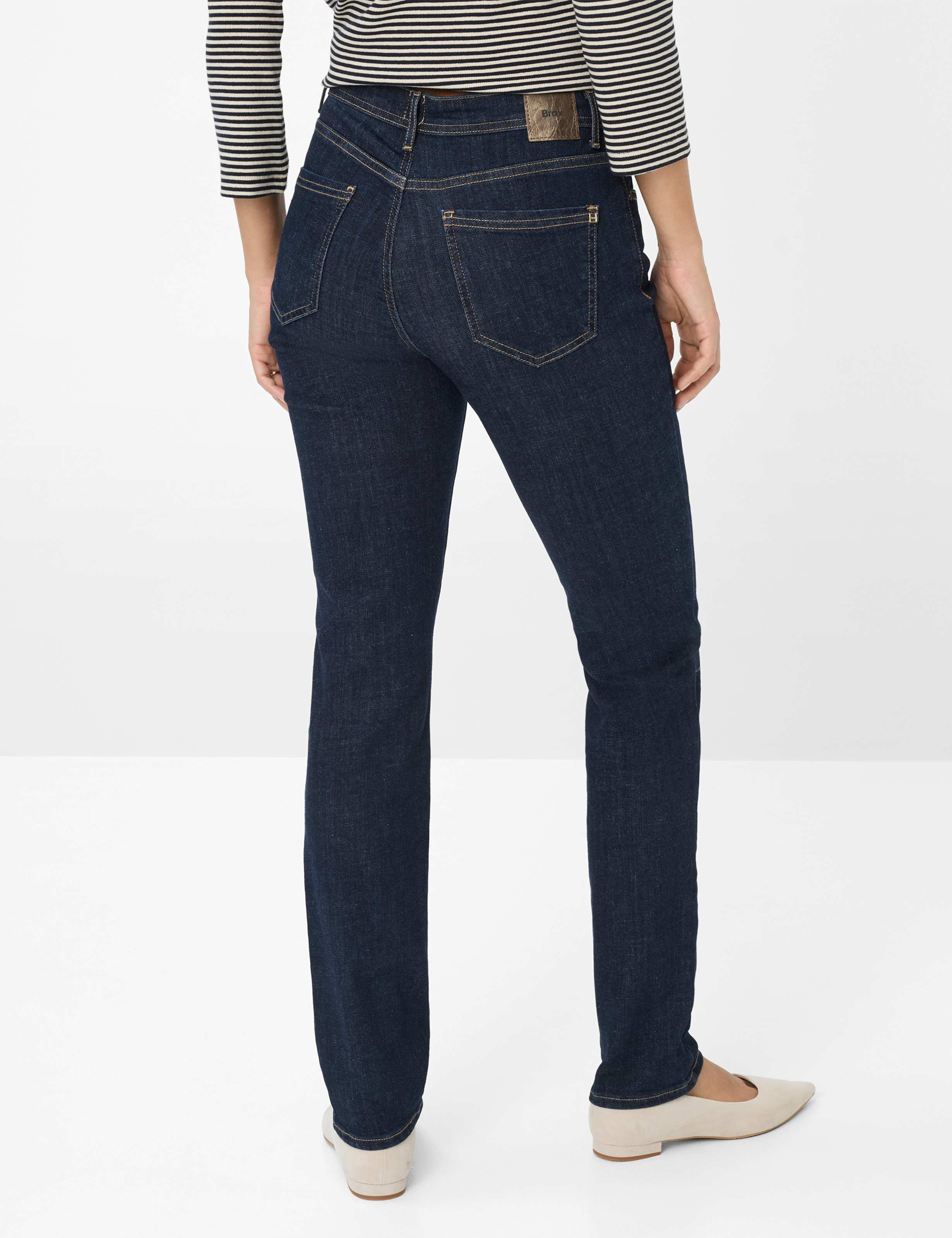 Thumbnail - Brax Damen Five-Pocket-Hose Style MARY CLEAN DARK BLUE, denim dunkelblau, Gr. 36K