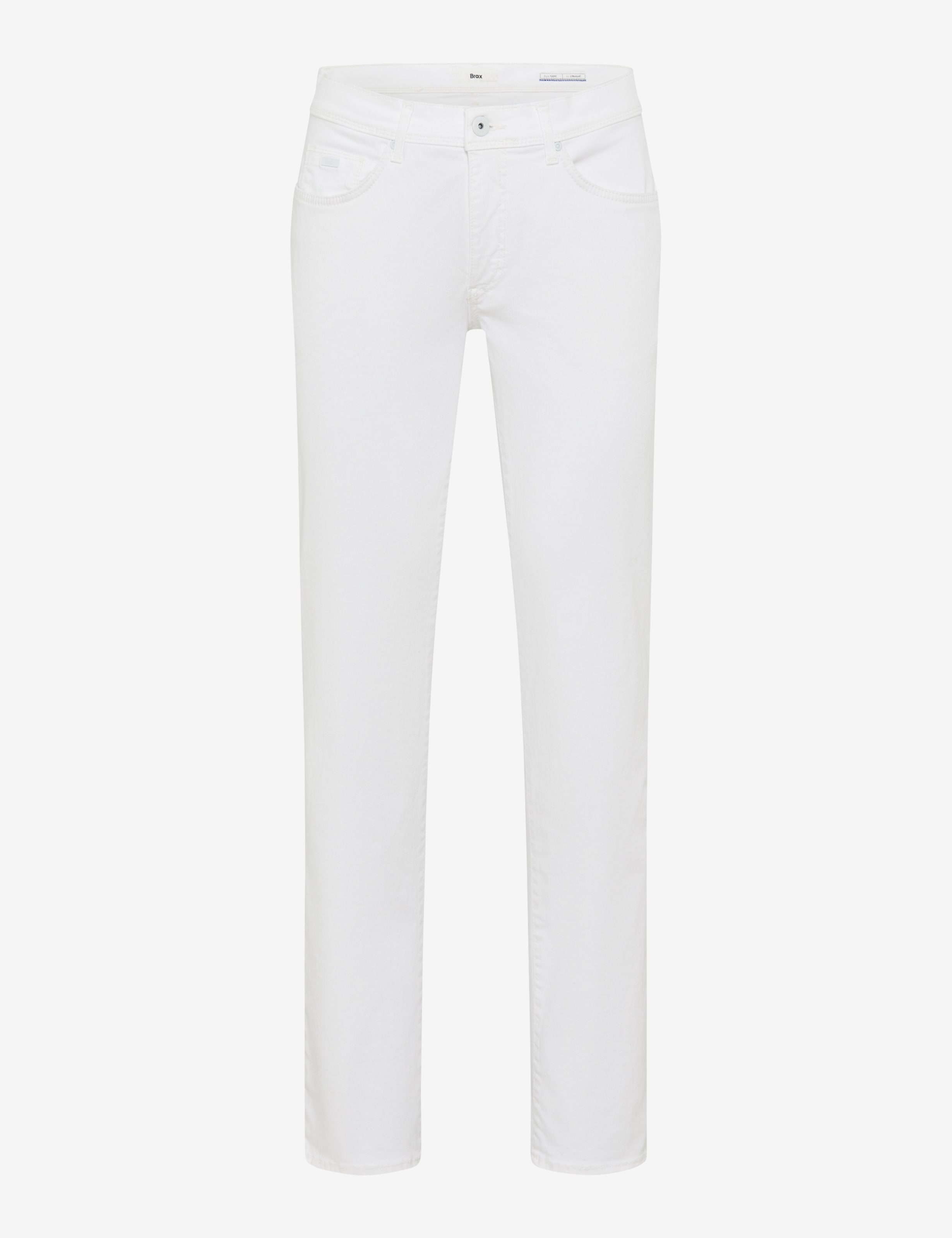 Men Style CADIZ Denim White Straight Fit Stand-alone front view