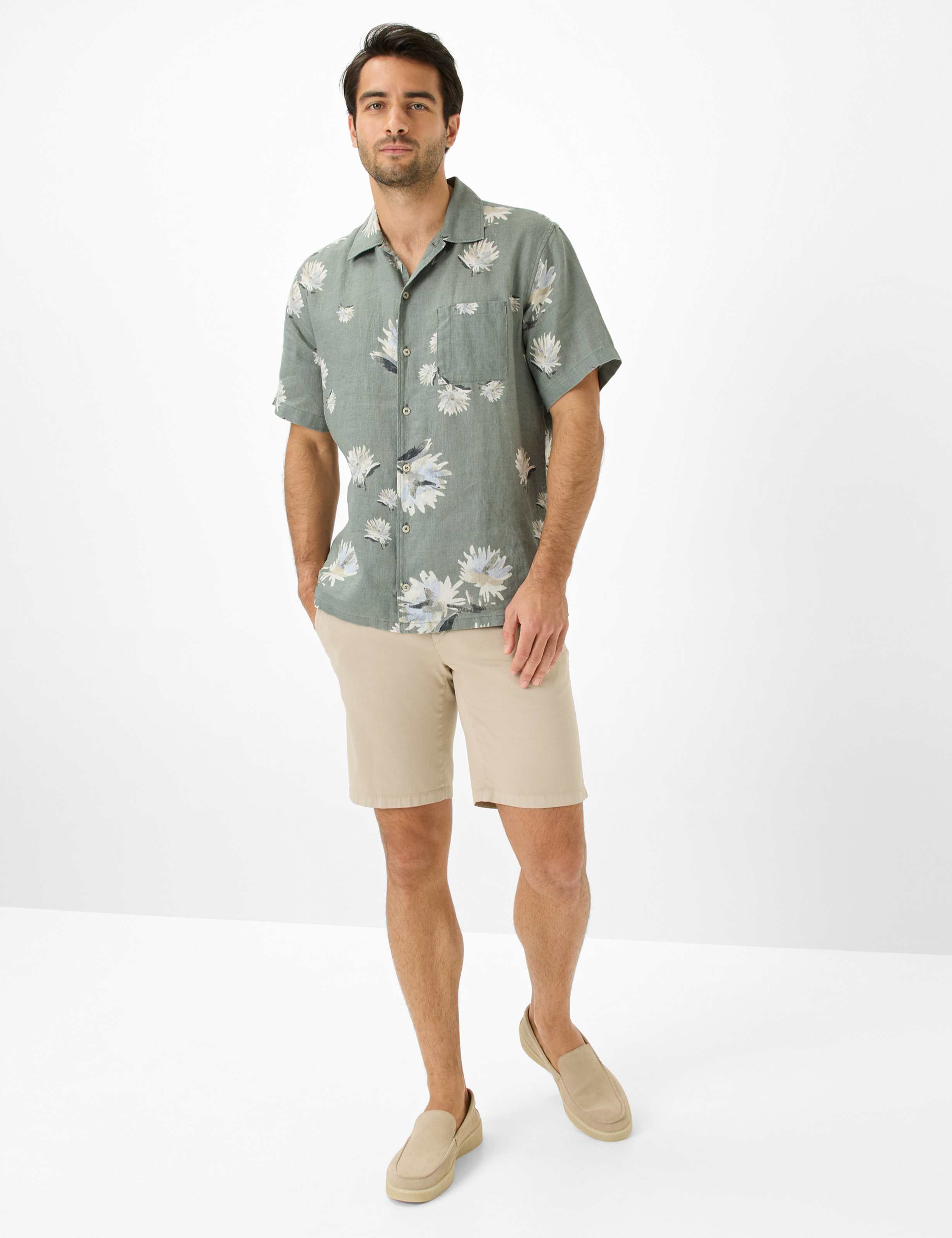 Herren Style LUKE Grün  Model Outfit