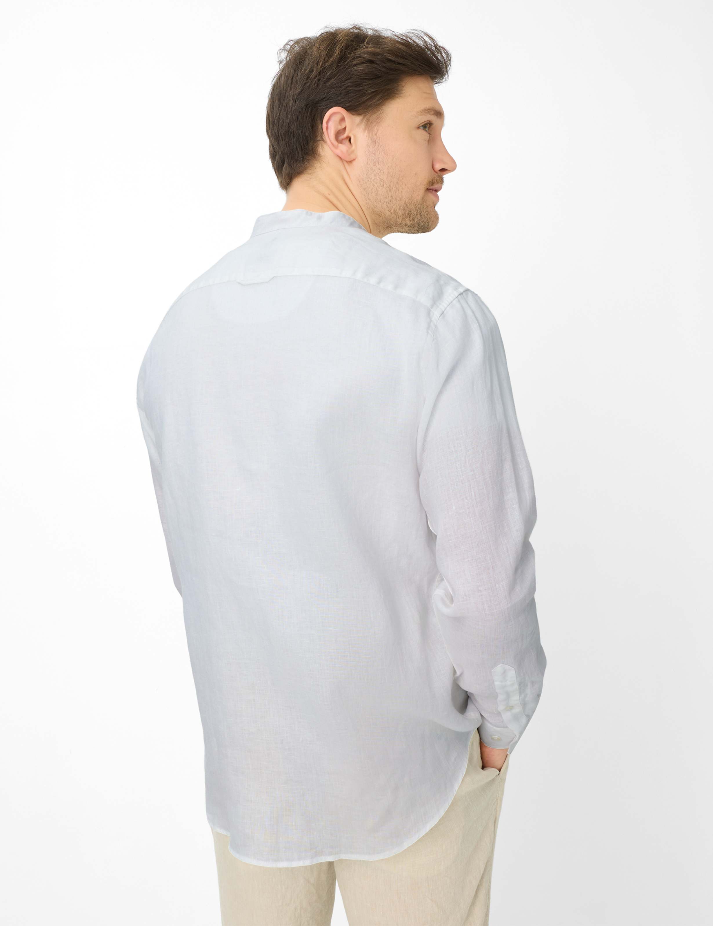 Thumbnail - Brax Herren Hemd Style LARS white, weiß, Gr. XS